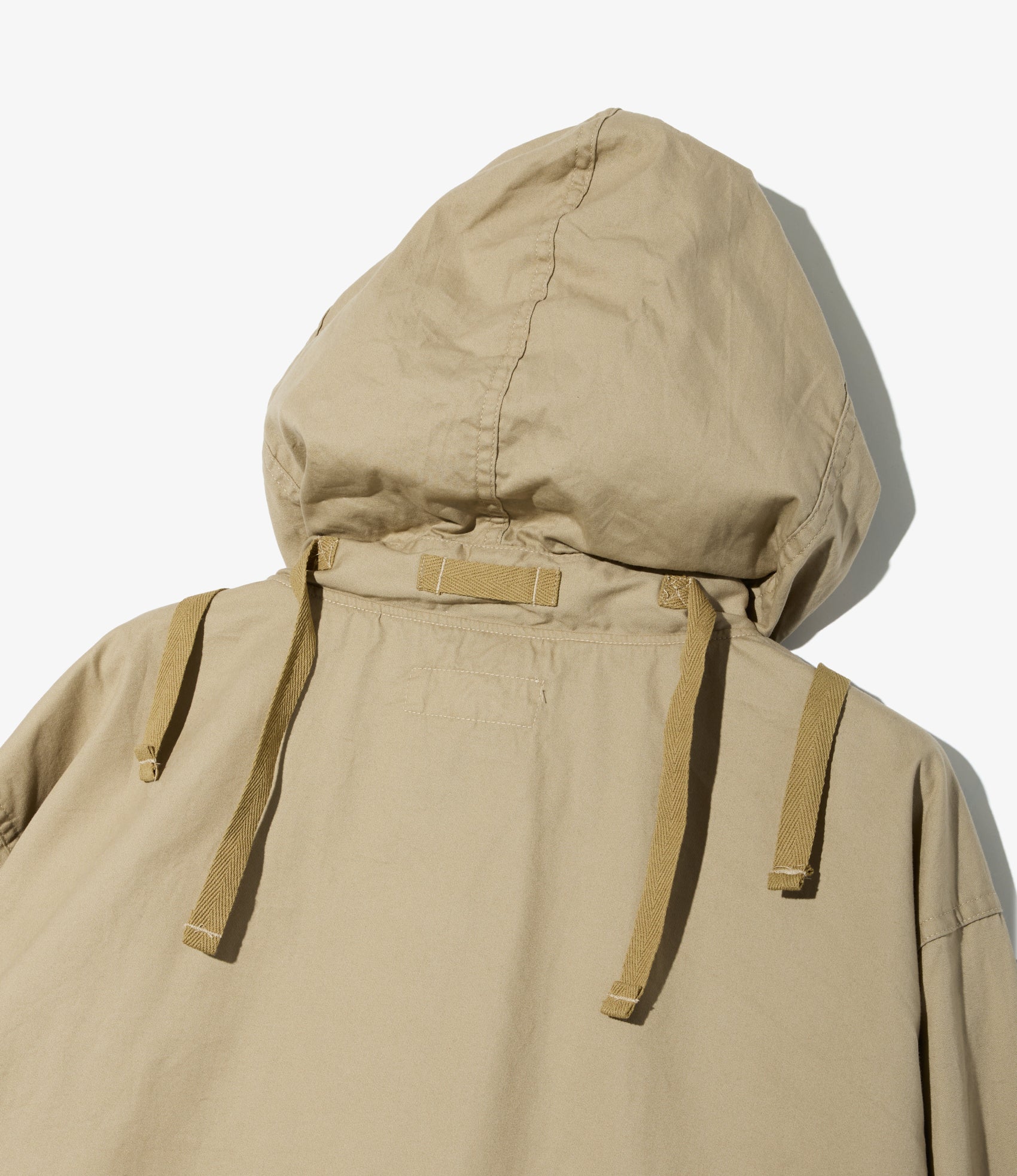 Salvage Smock - Khaki Cotton Micro Sanded Twill - Image 4