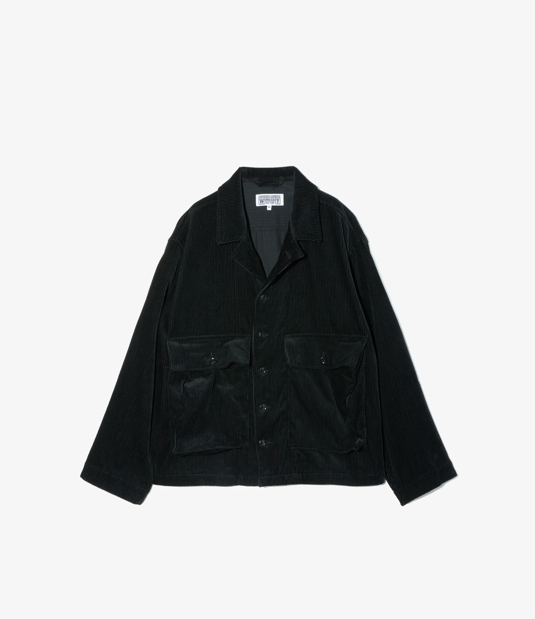 Sea Bees Jacket - Black Cotton 8W Corduroy