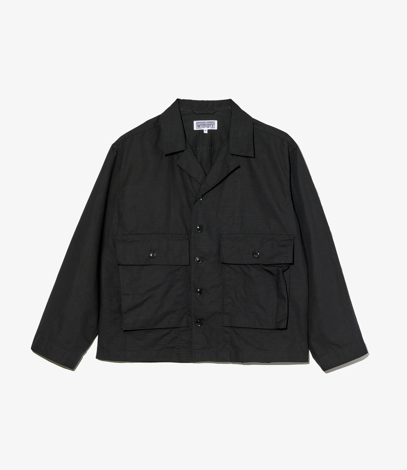 Sea Bees Jacket - Black Cotton Ripstop
