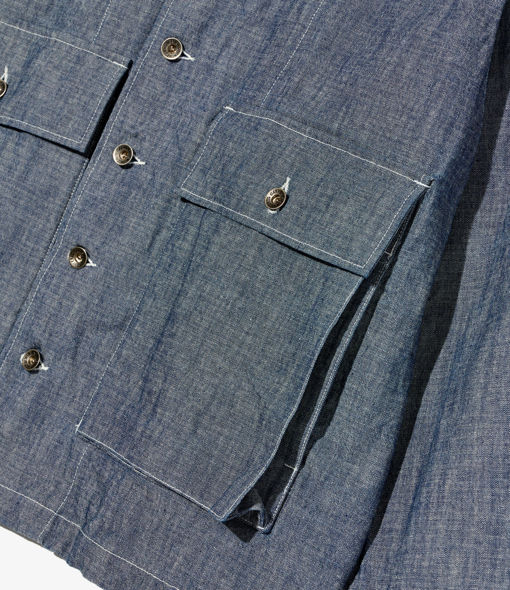 Sea Bees Jacket - Indigo 10oz Sea Canvas - Image 3