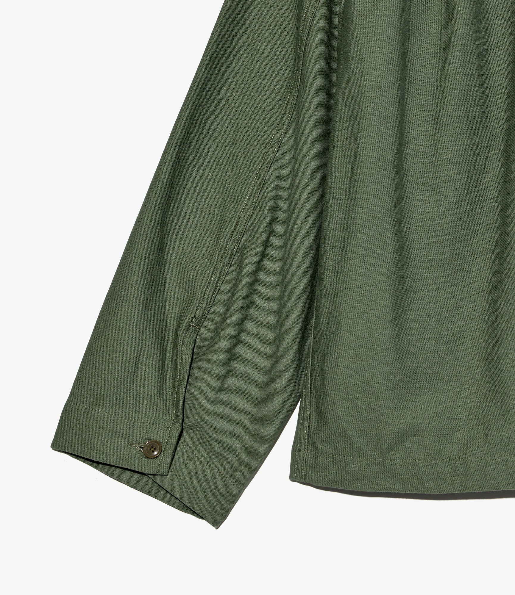 Sea Bees Jacket - Olive Cotton Reverse Sateen - Image 4