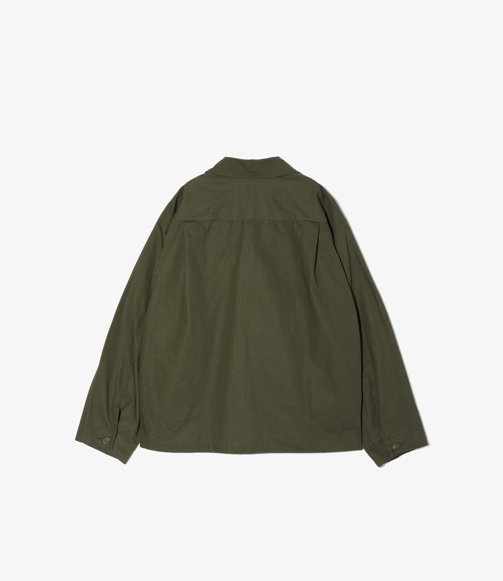 Sea Bees Jacket - Olive Heavyweight Cotton Ripstop - Image 2