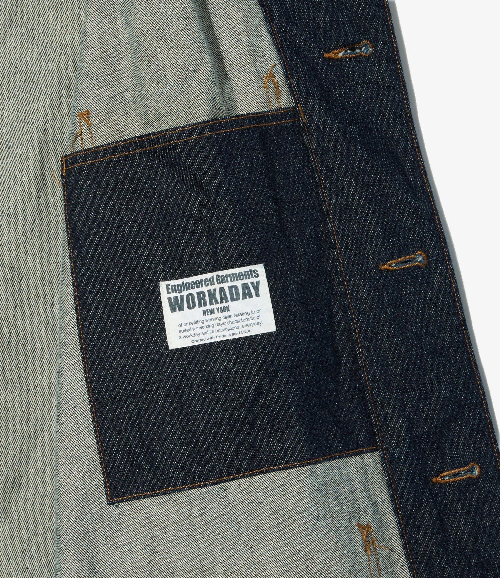 Shop Coat - Indigo 12oz Cone Denim - Image 4