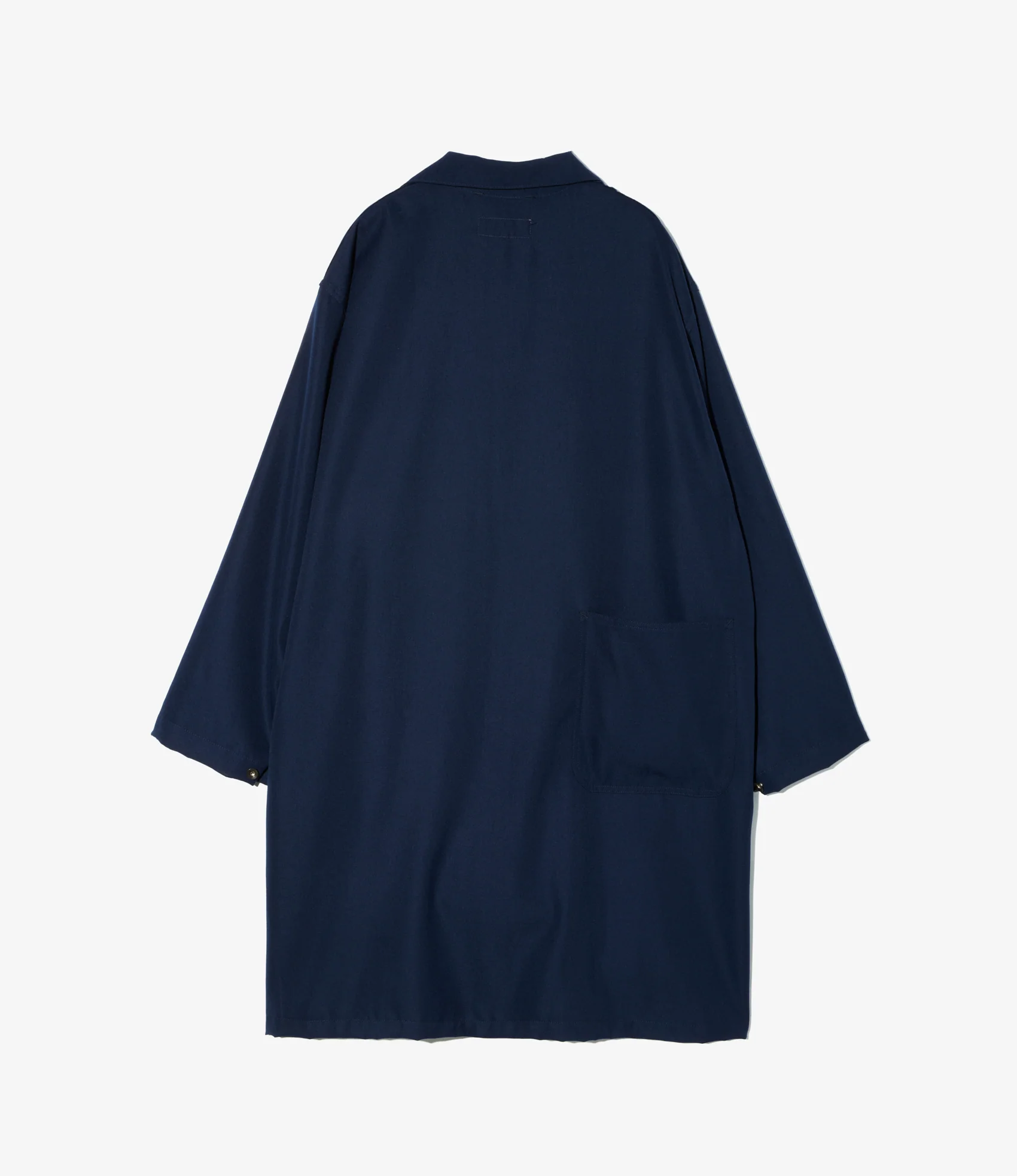 Shop Coat - Dk. Navy Poly Wool Twill Gabardine - Image 2