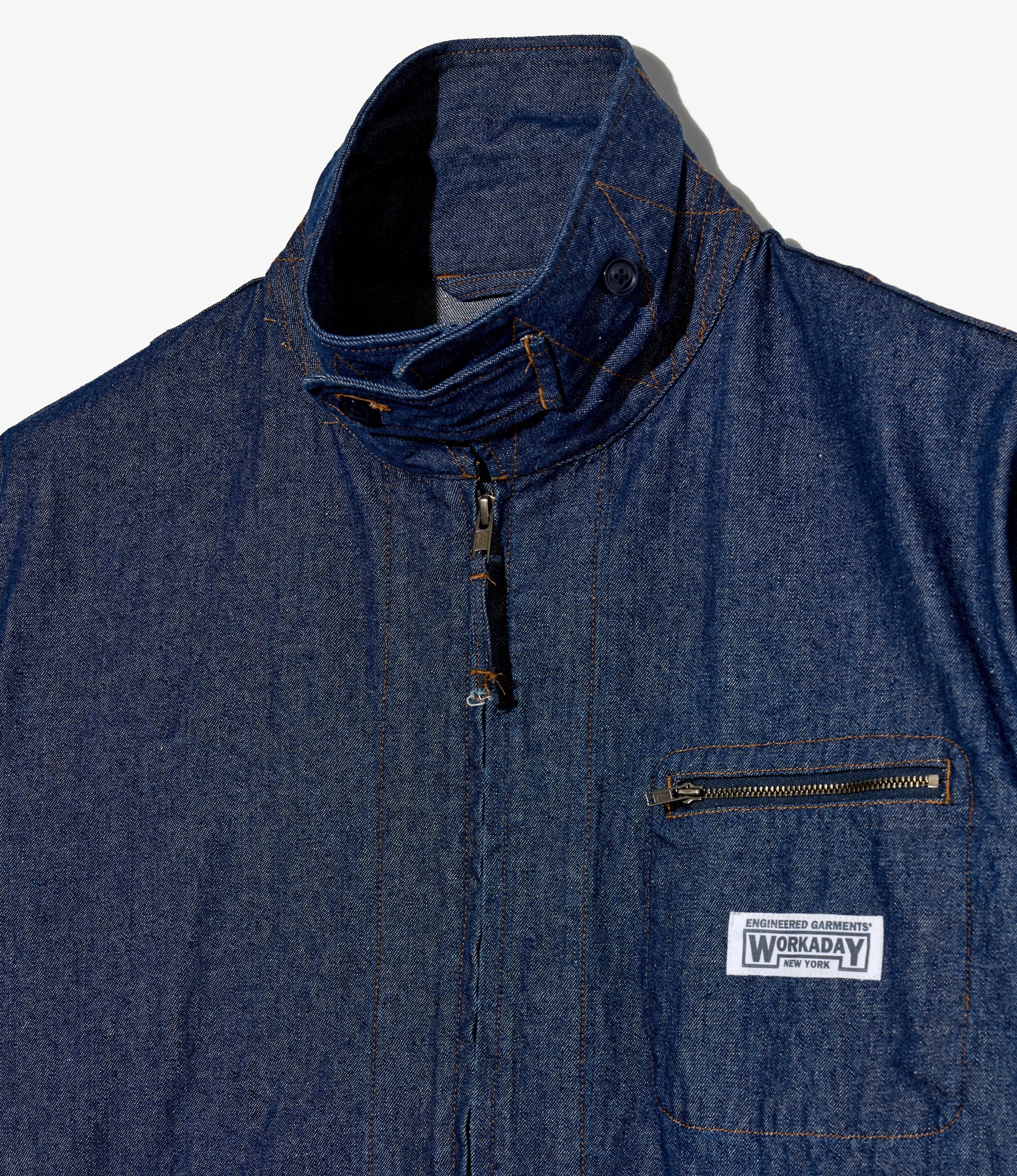 Short Jacket - Indigo Industrial 8oz Denim - Image 3