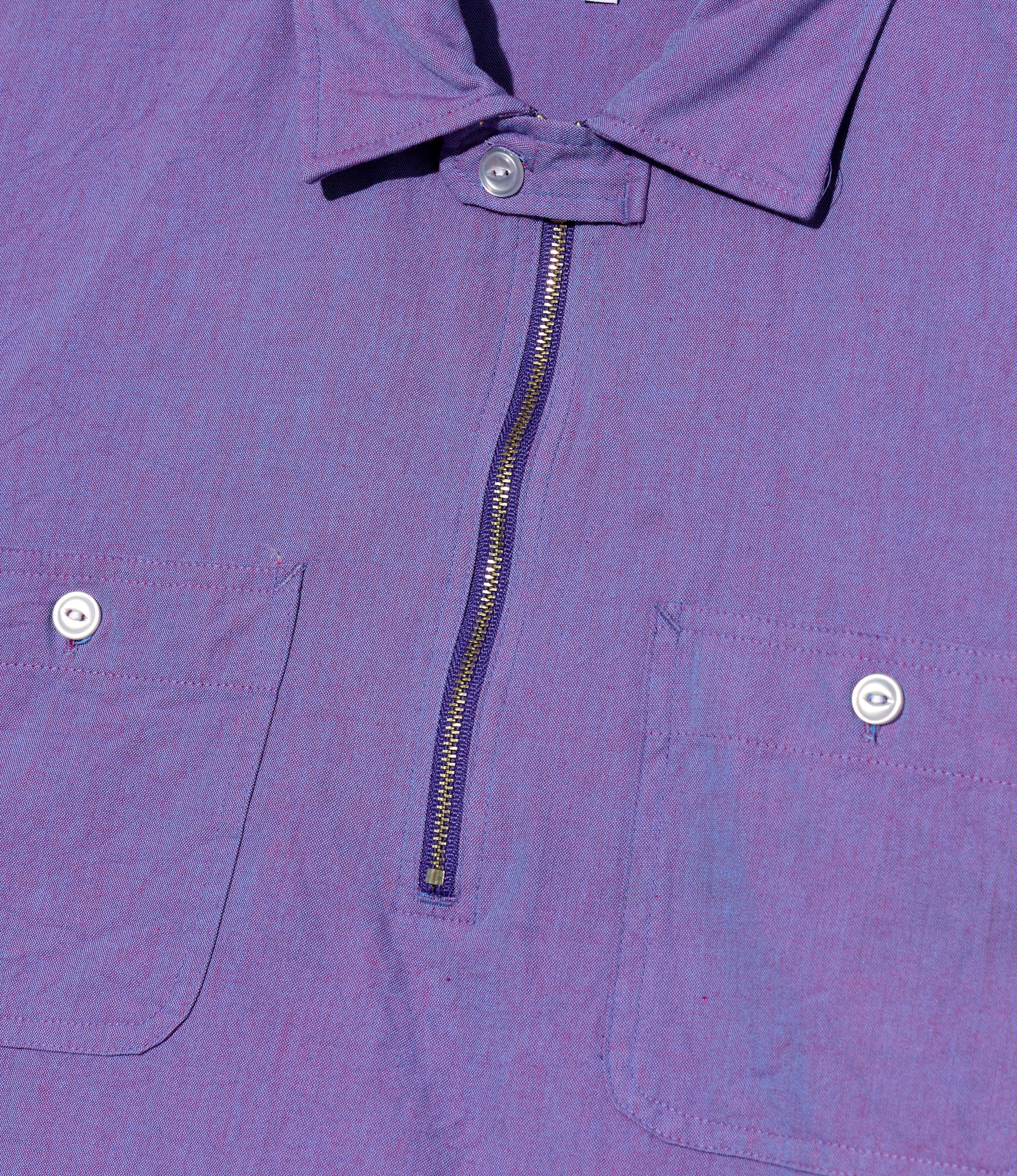Spinnaker Shirt - Purple Cotton Iridescent - Image 3
