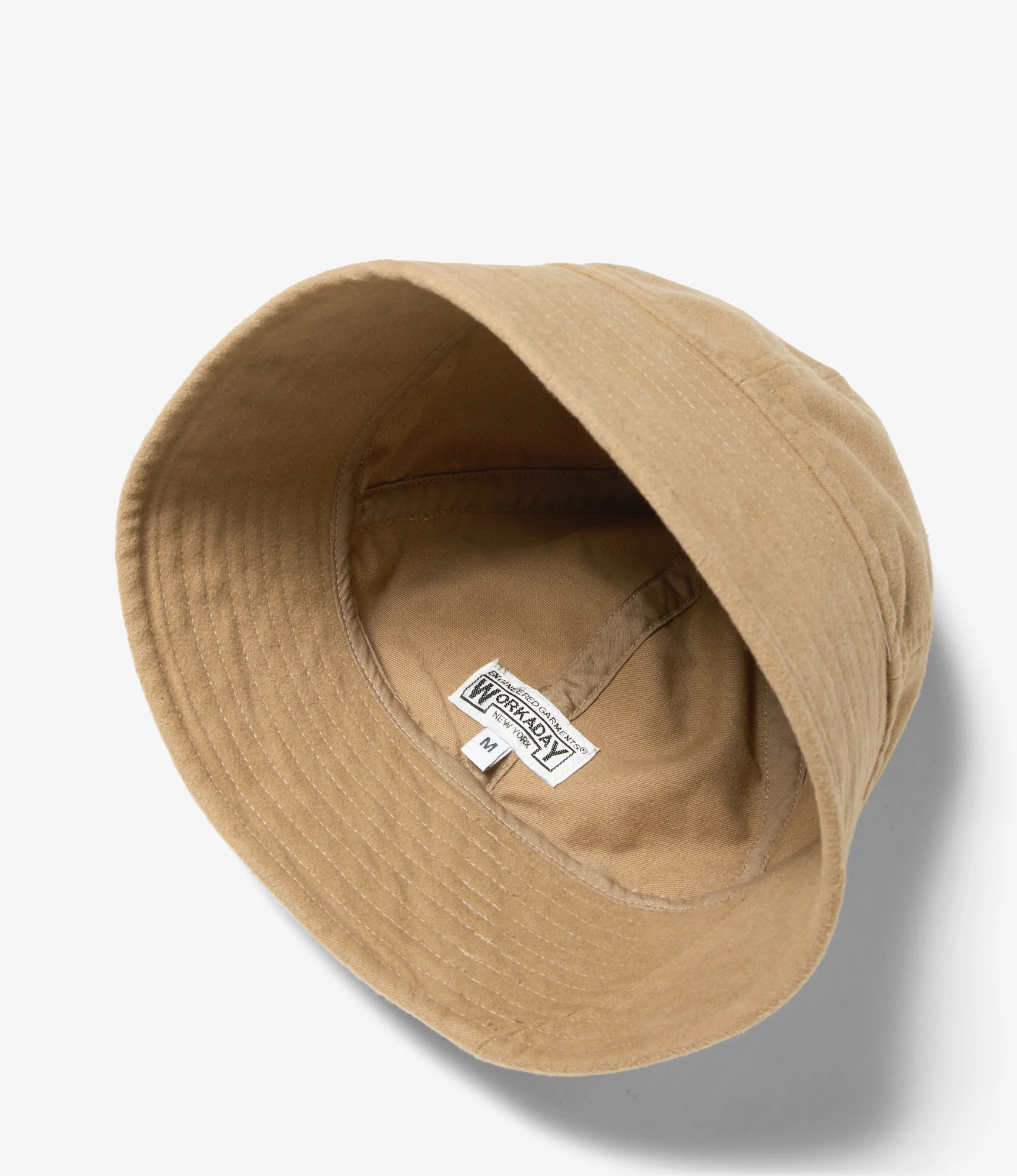 USN Hat - Camel Cotton Moleskin - Image 2