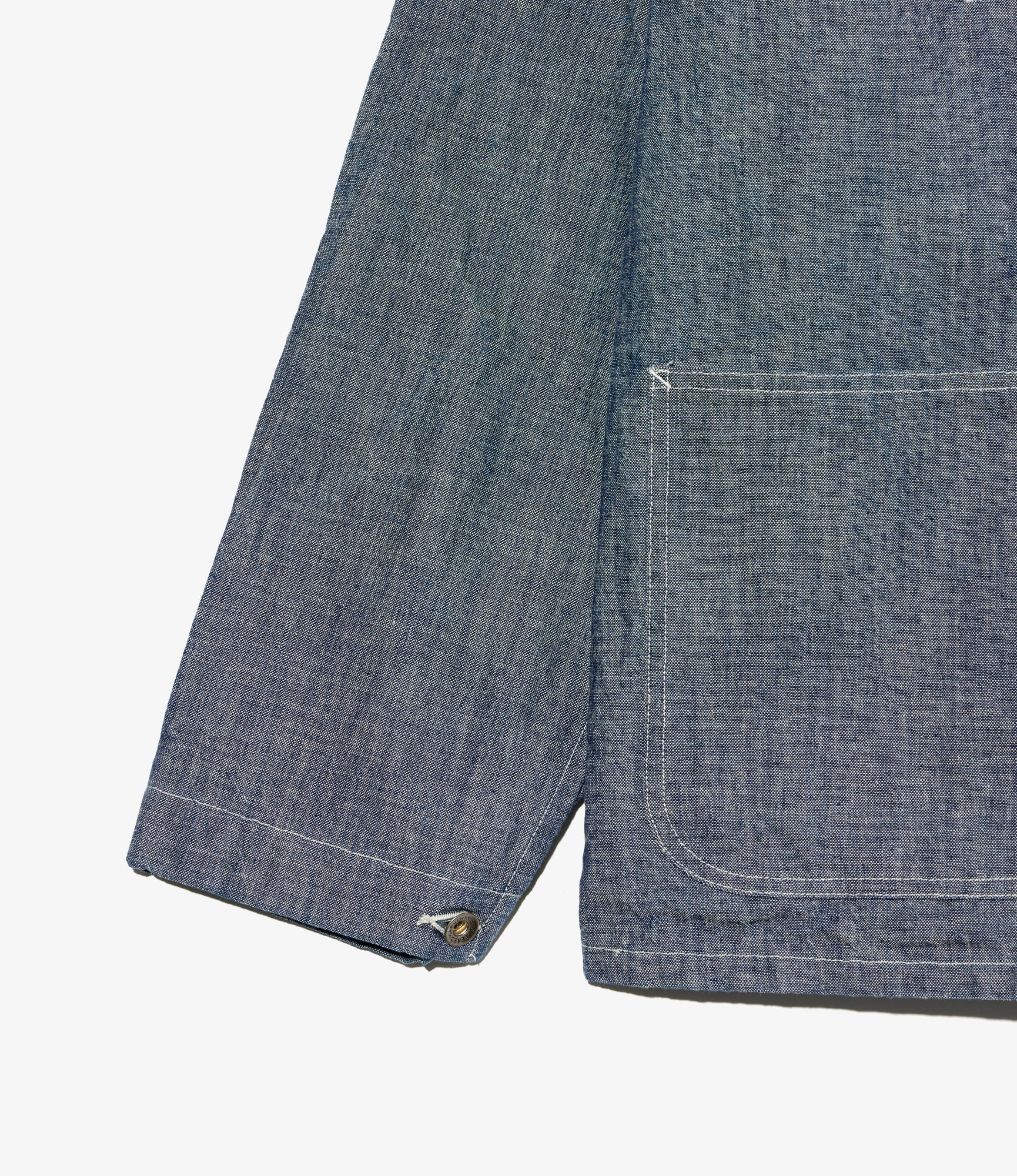 Utility Jacket - Indigo 10oz Sea Canvas - Image 3