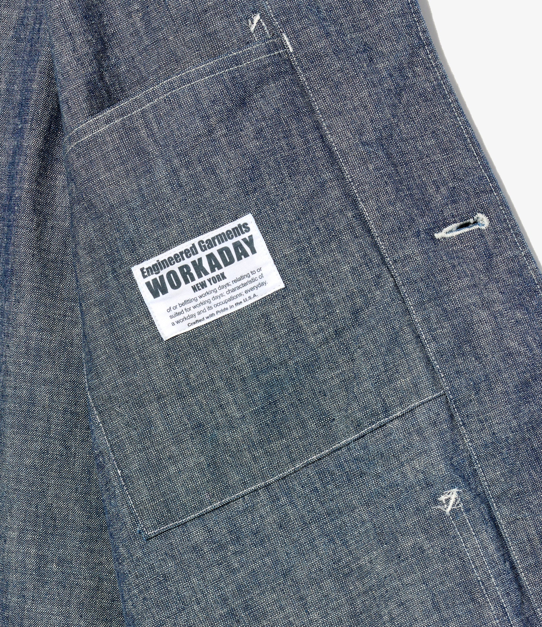 Utility Jacket - Indigo 10oz Sea Canvas - Image 4