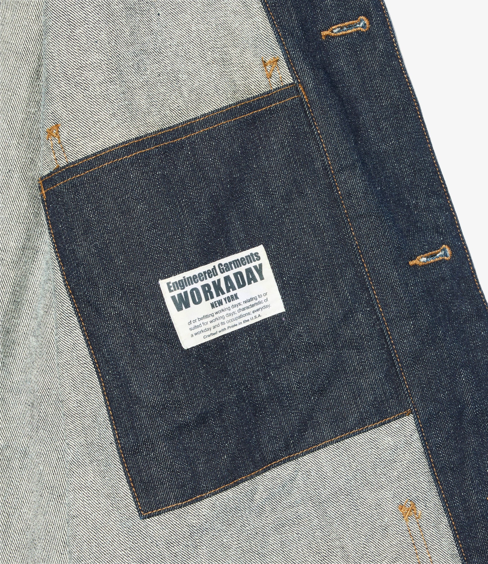 Utility Jacket - Indigo 12oz Cone Denim - Image 4