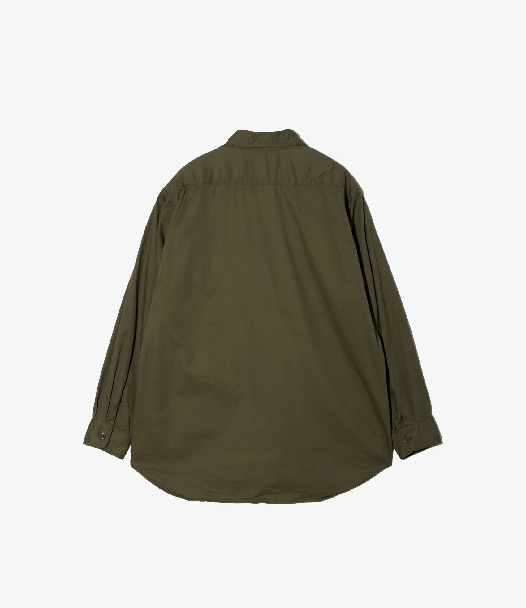 Utility Shirt - Olive Cotton Micro Sanded Twill - Image 2