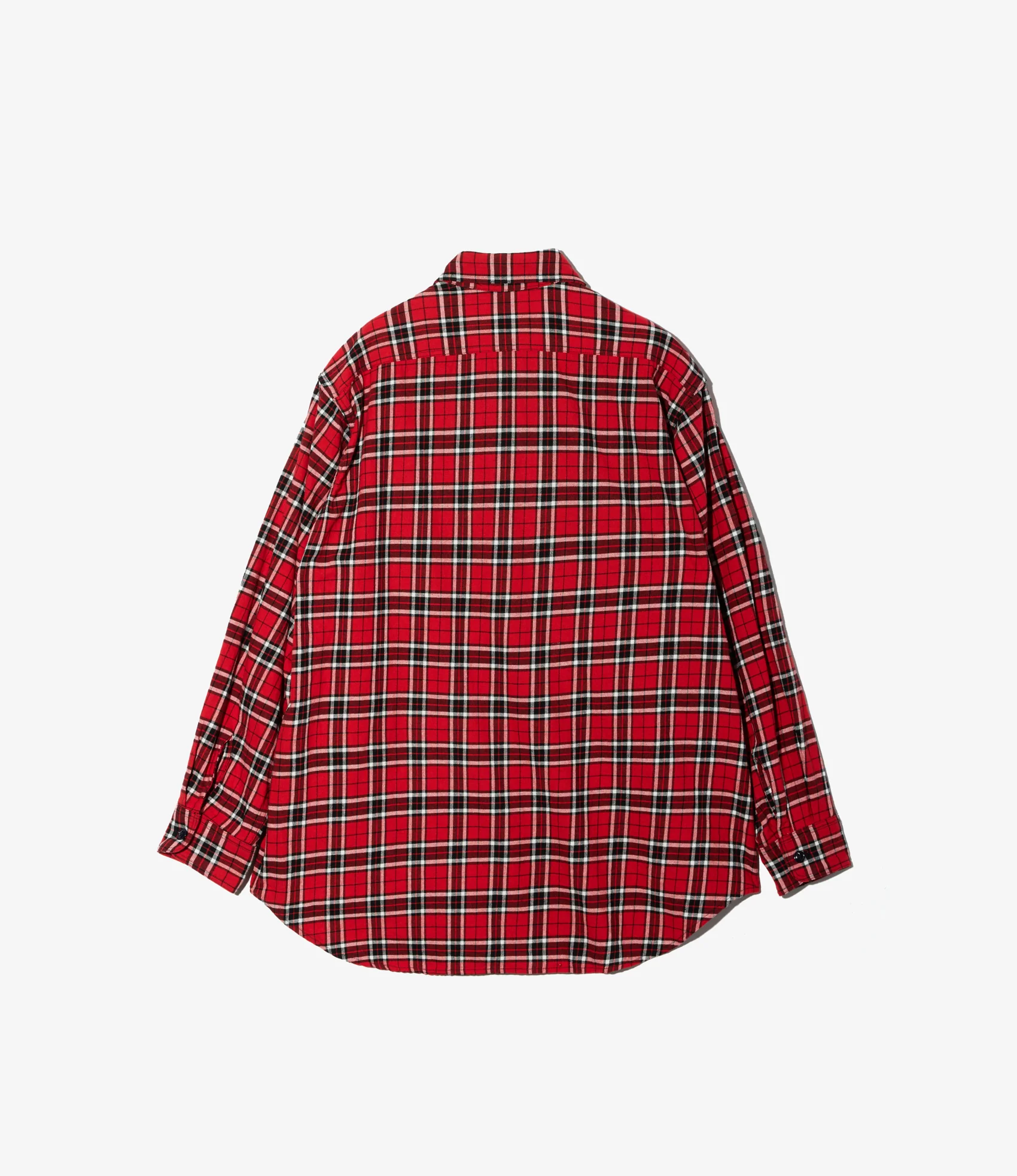 Utility Shirt - Red Cotton Twill Plaid - Image 2