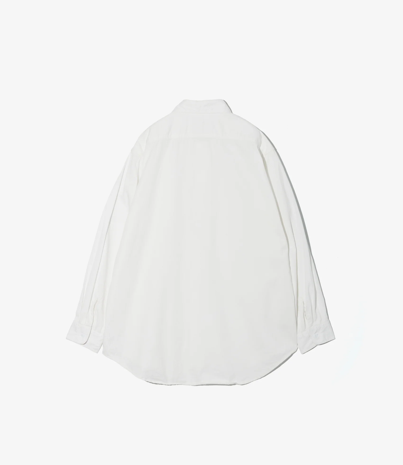 Utility Shirt - White Cotton Micro Sanded Twill - Image 2