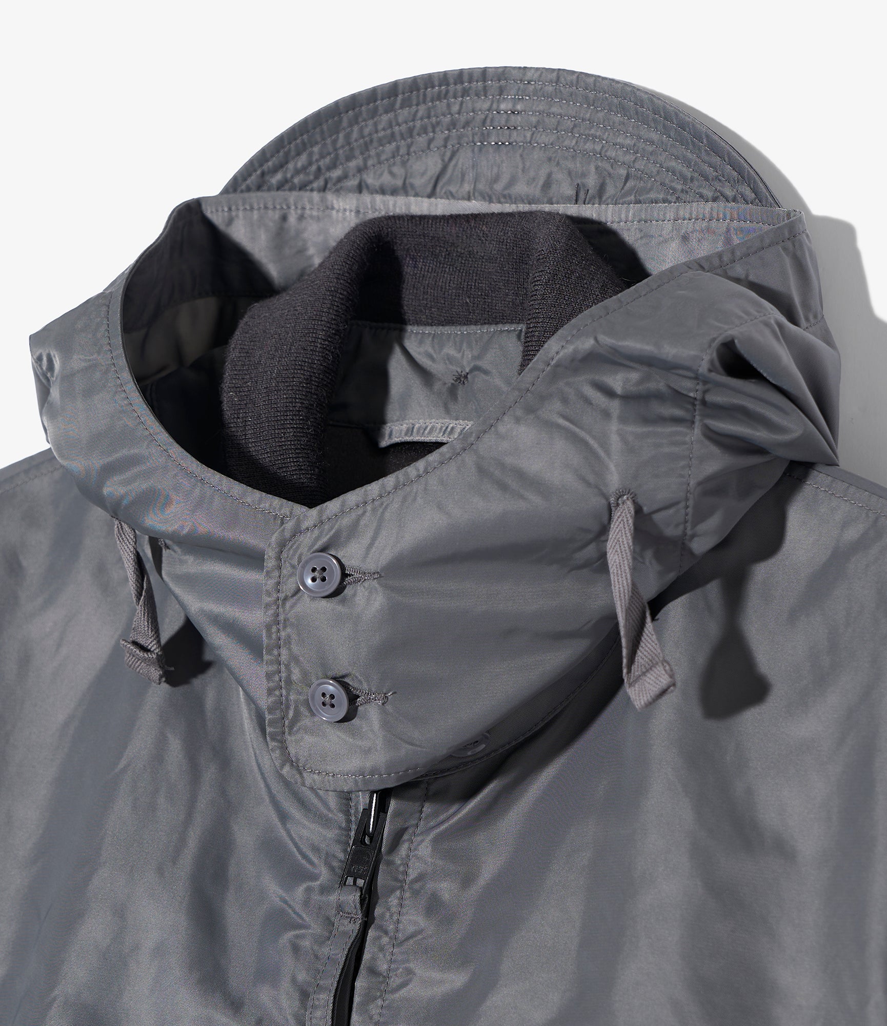 Engineered Garments x Hamilton - LL Jacket - Gunmetal Flight Satin Nylon - Image 4