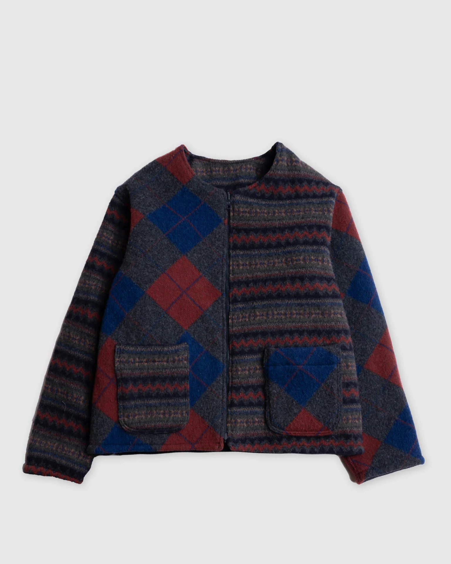EG x Howlin' Knitwear - Reversible Cardigan Jacket - Mix