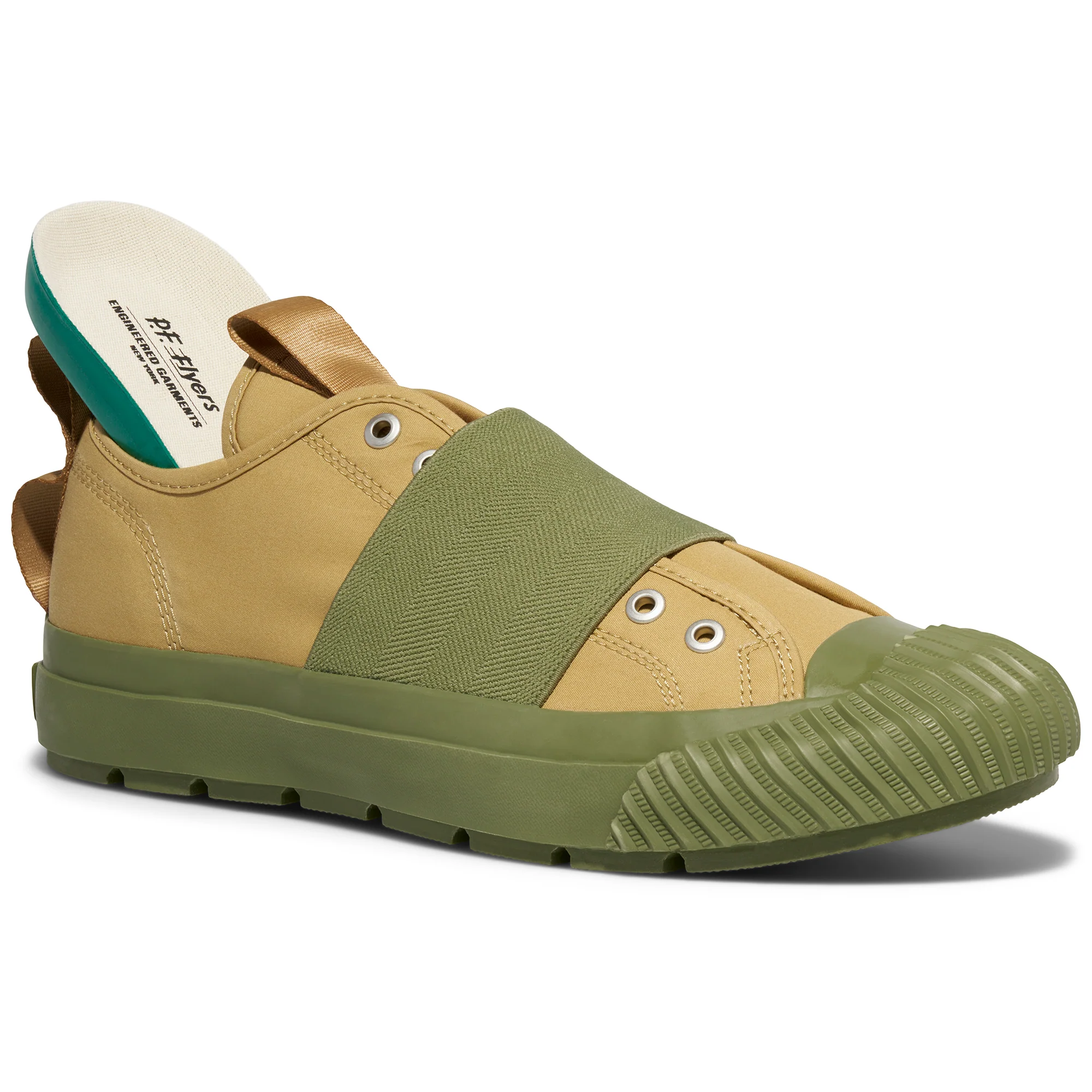 EG x P.F. Flyers - Grounder - Khaki / Olive Green - Image 6