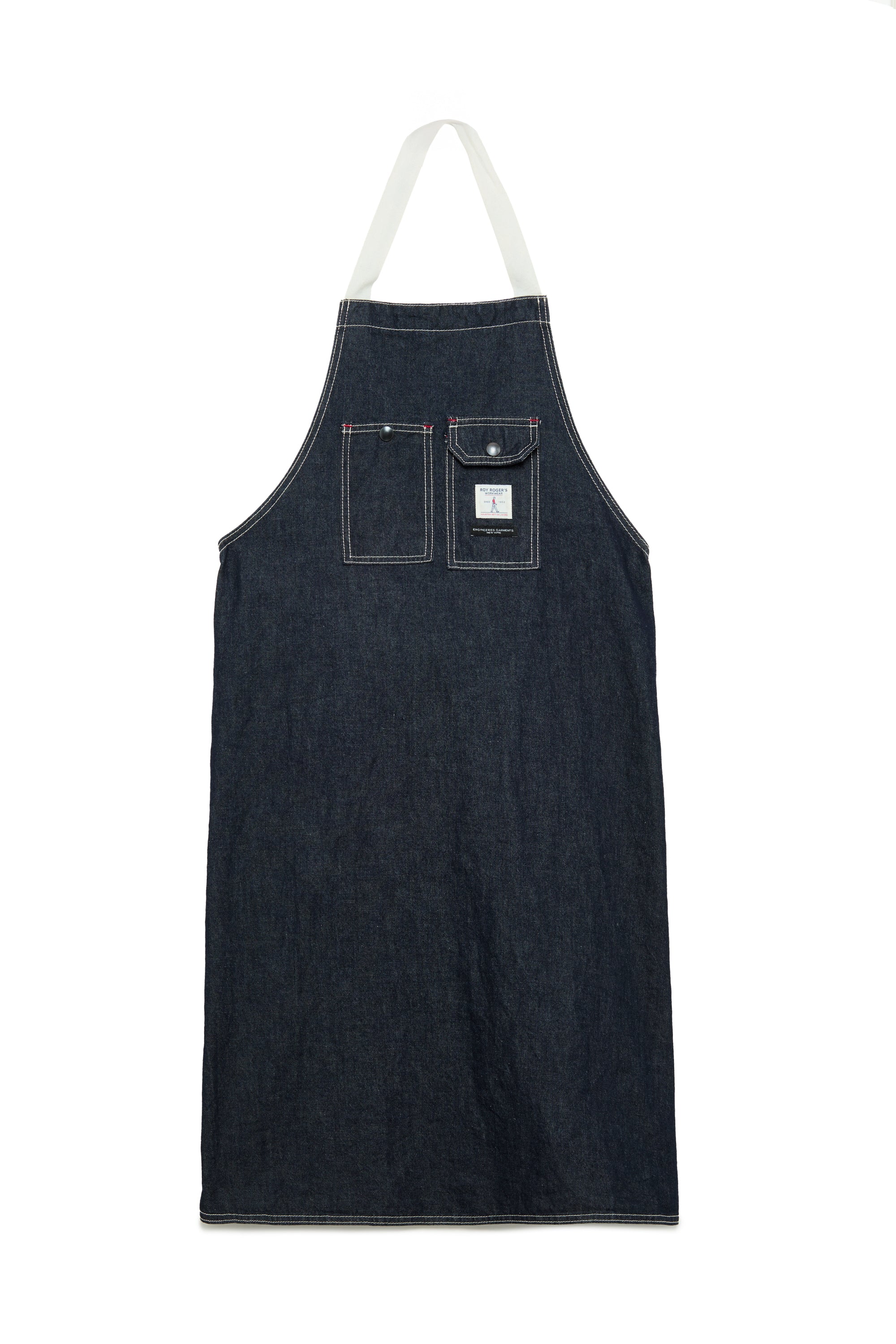 EG x Roy Roger's Workwear - Apron - Indigo Denim Rinse