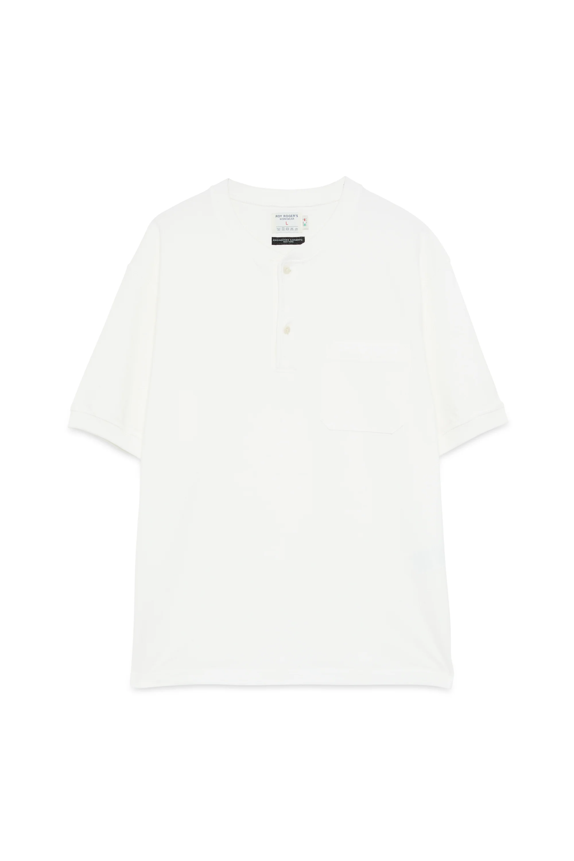 EG x Roy Roger's Workwear - Hendel Tee - Off White Piquet