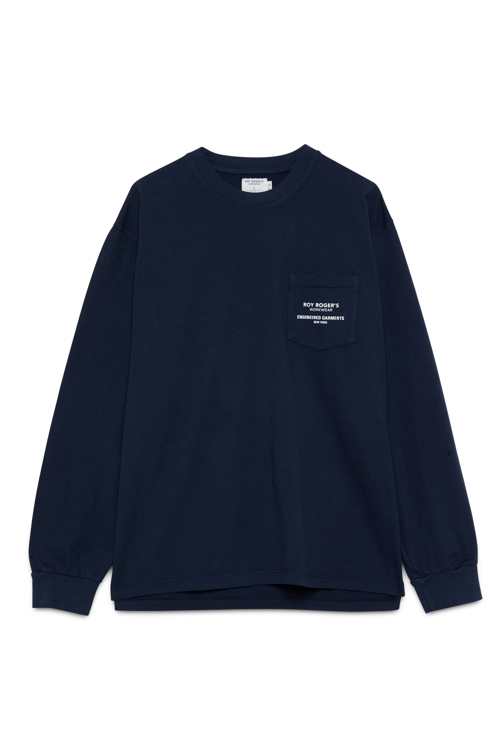 EG x Roy Roger's Workwear - L/S T-Shirt - Navy Blue Jersey