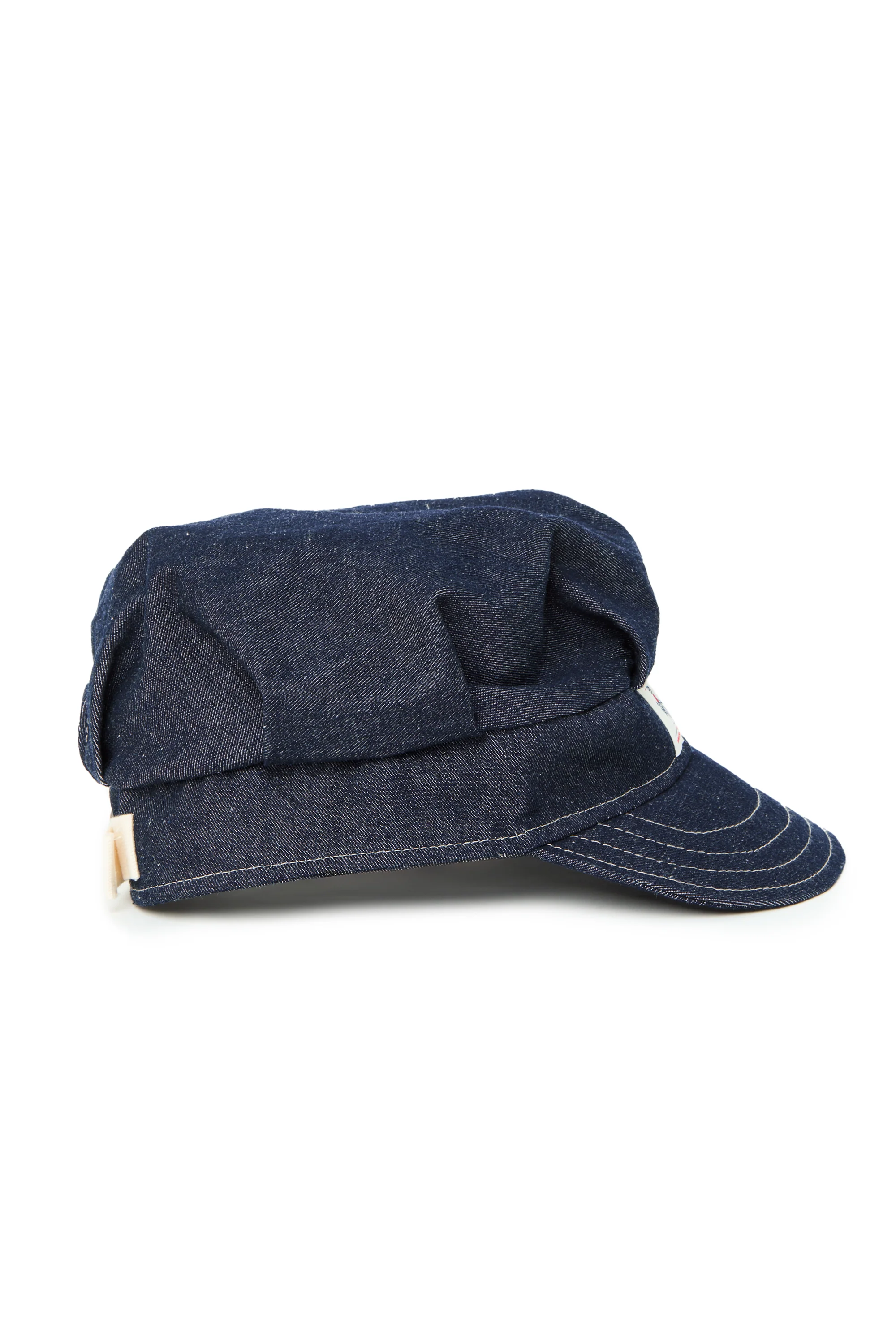 EG x Roy Roger's Workwear- Railroad Cap - Indigo Denim Rinse - Image 2