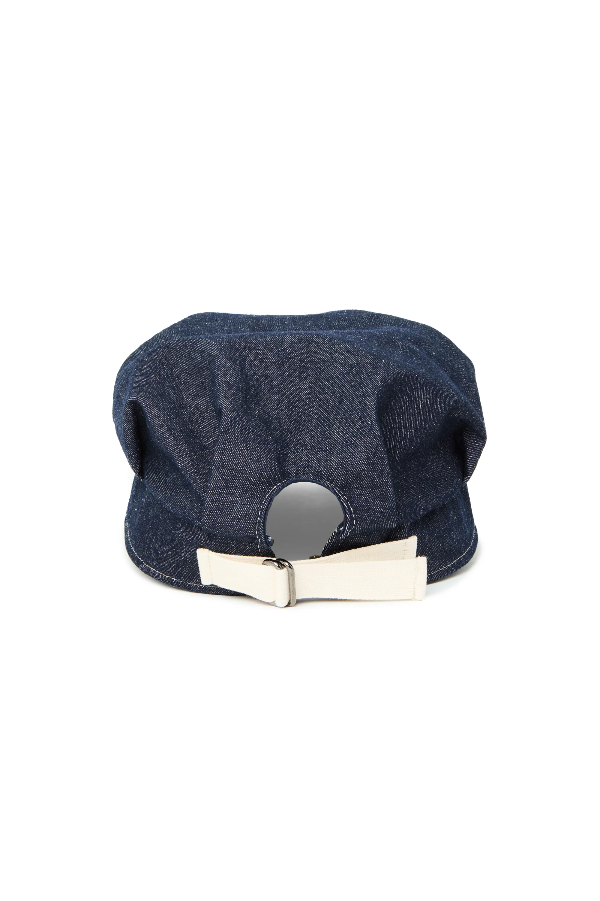 EG x Roy Roger's Workwear- Railroad Cap - Indigo Denim Rinse - Image 3