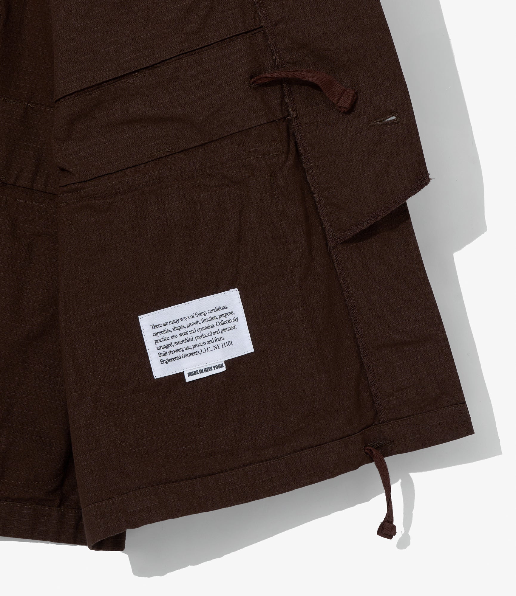 EGxBeams+ | Pradio Jacket | Brown Cotton Ripstop - Image 7