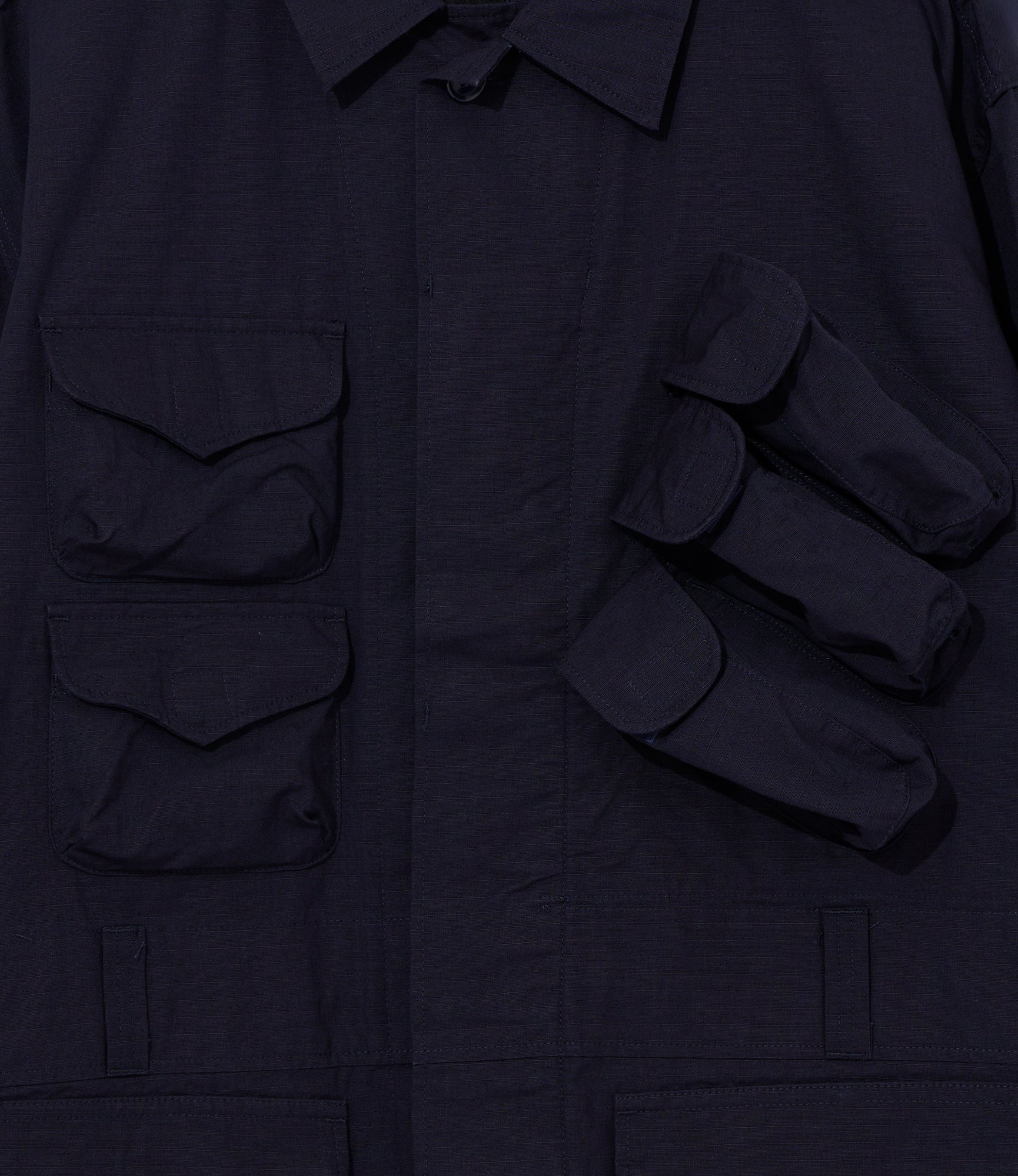 EGxBeams+ | Pradio Jacket | Dk. Navy Cotton Ripstop - Image 3