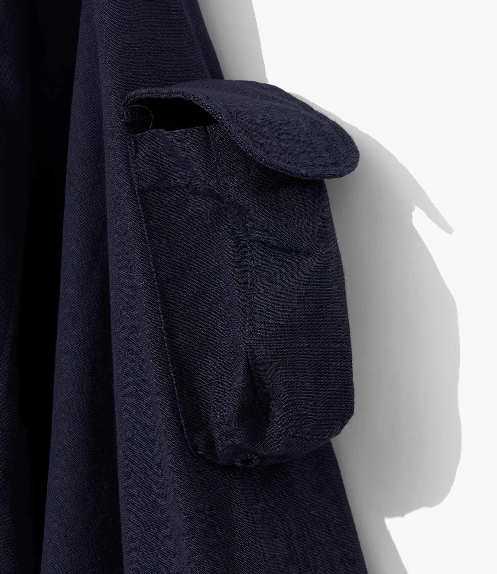 EGxBeams+ | Pradio Jacket | Dk. Navy Cotton Ripstop - Image 4