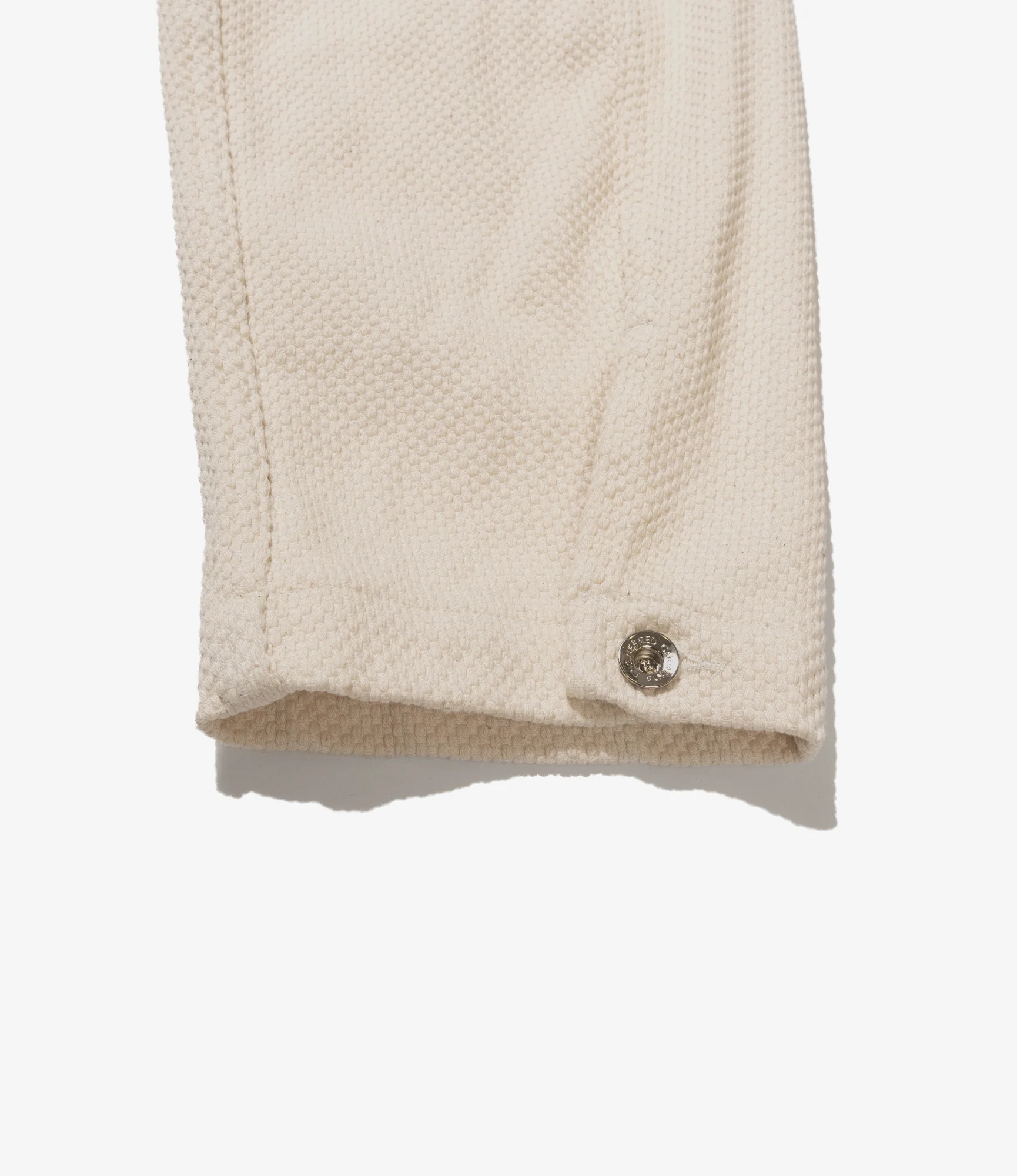 Engineer Short Jacket - Natural Cotton Heavy Basketweave - Image 5