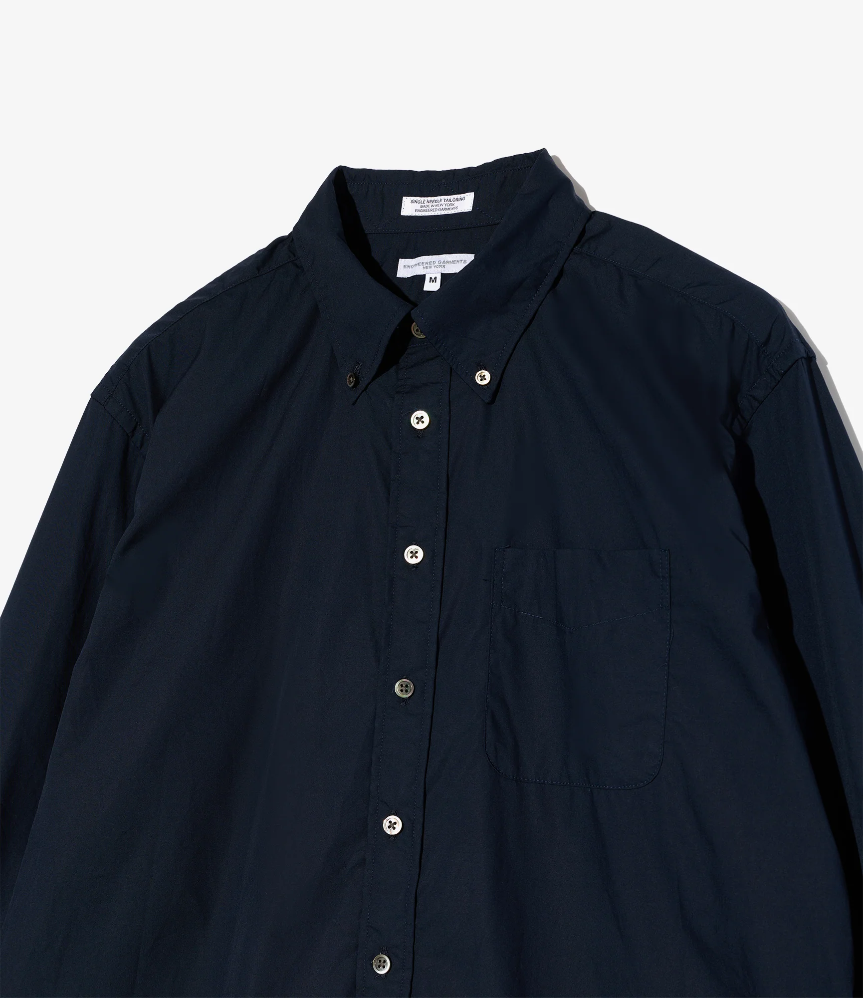 19th Century BD Shirt - Dk. Navy Cotton Broadcloth - Image 3