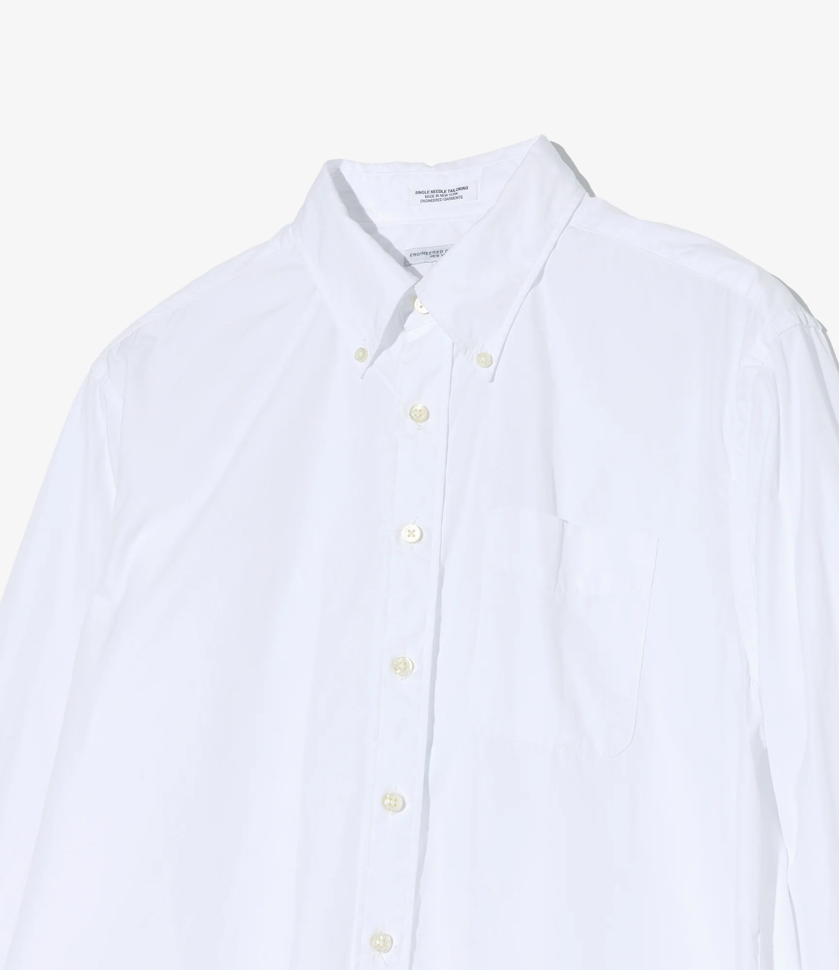 19th Century BD Shirt - White 100's 2Ply Broadcloth - Image 3