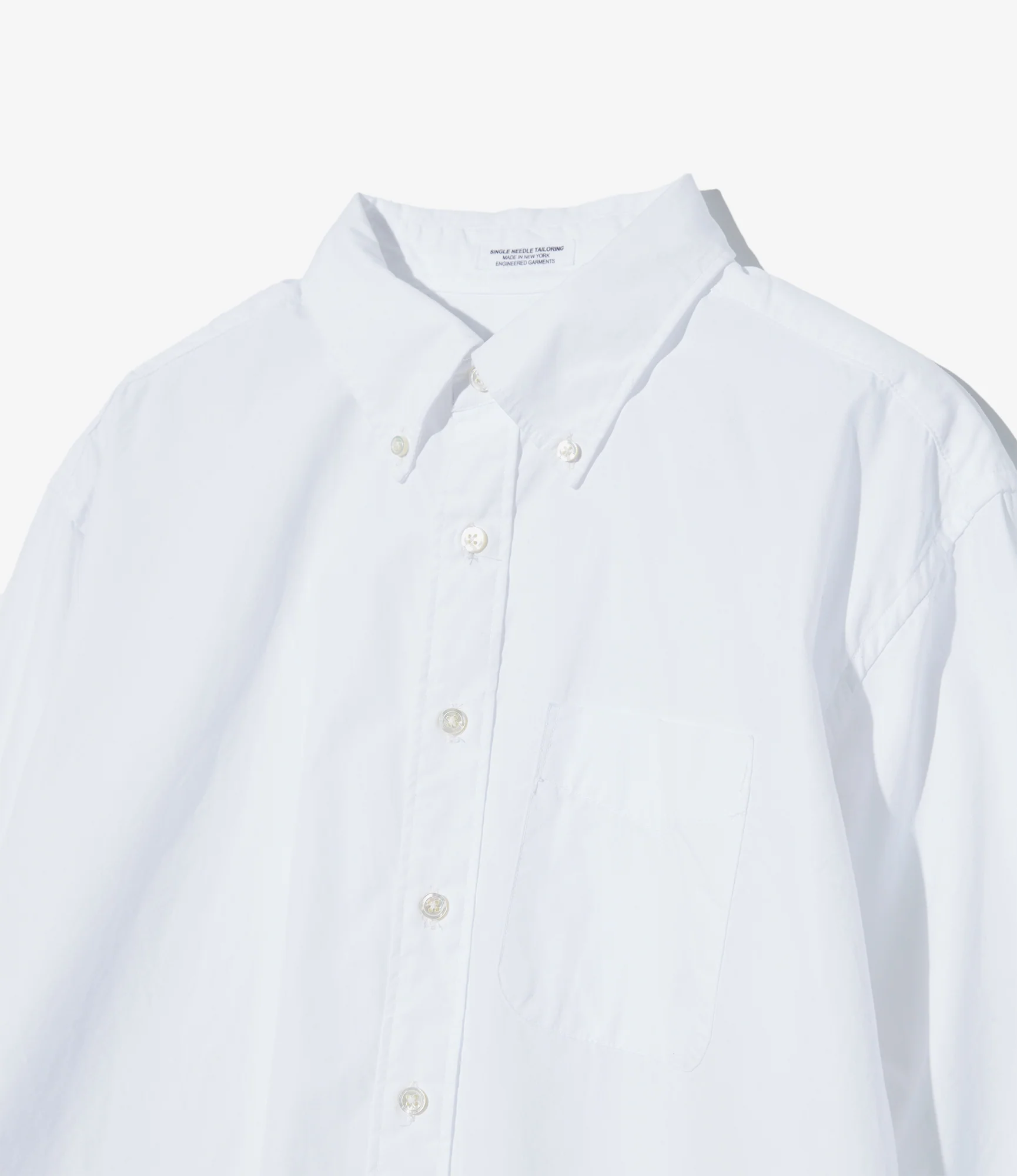 19th Century BD Shirt - White 100's 2Ply Broadcloth - Image 3