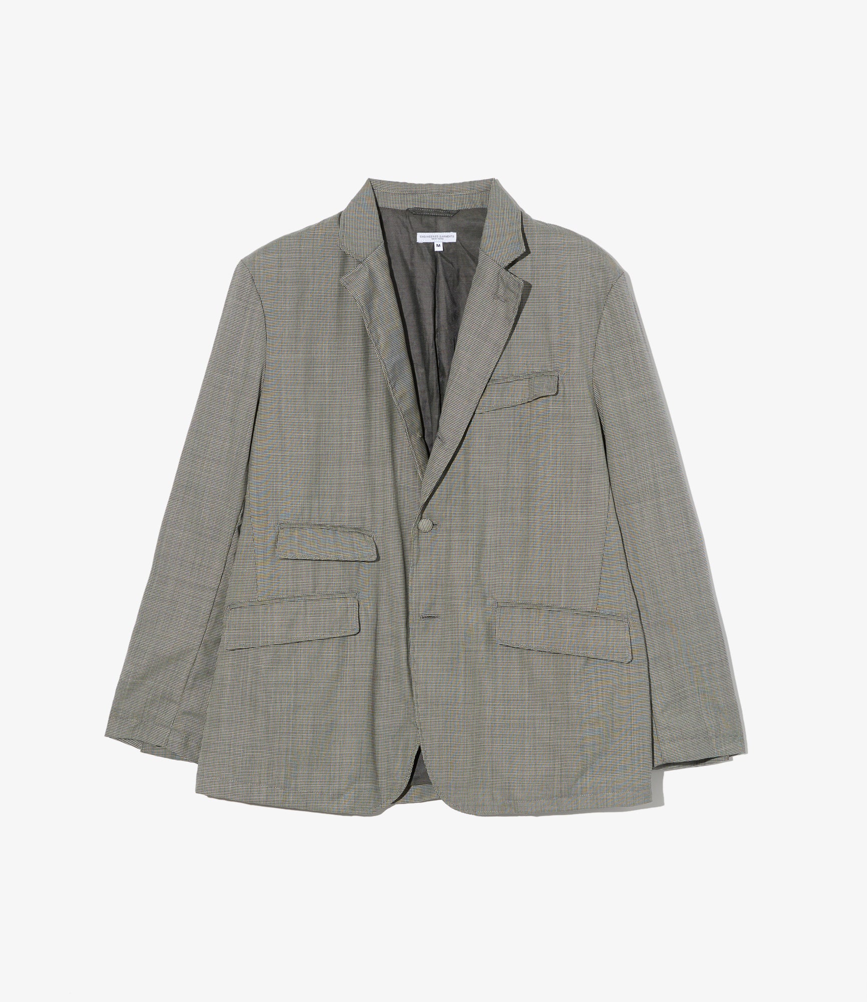 Andover Jacket - Grey Micro Houndstooth Tropical Wool