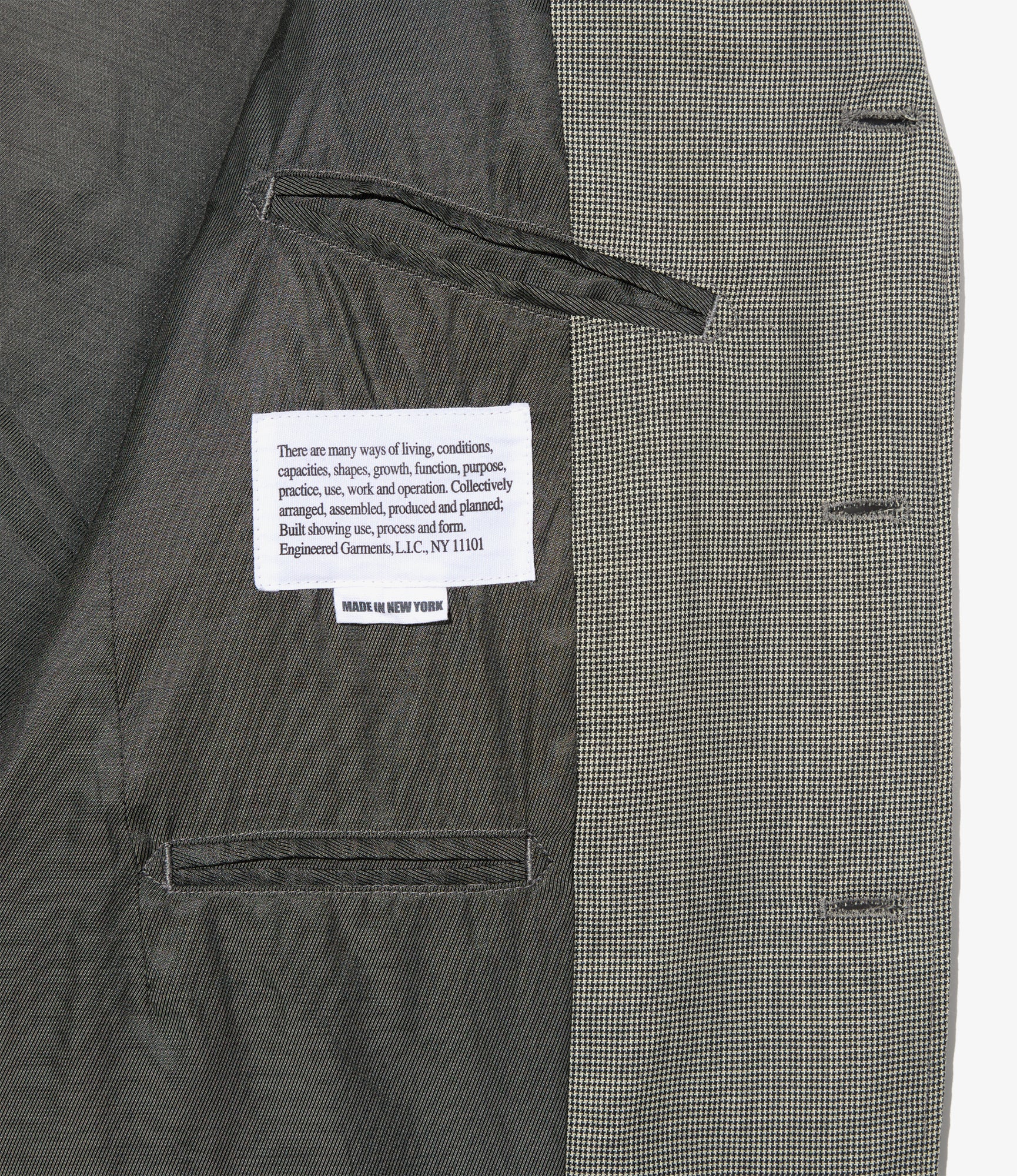 Andover Jacket - Grey Micro Houndstooth Tropical Wool - Image 3