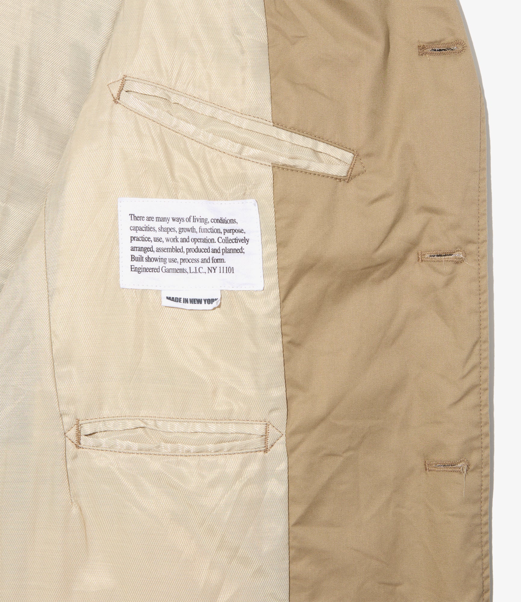 Andover Jacket - Khaki High Count Twill - Image 3