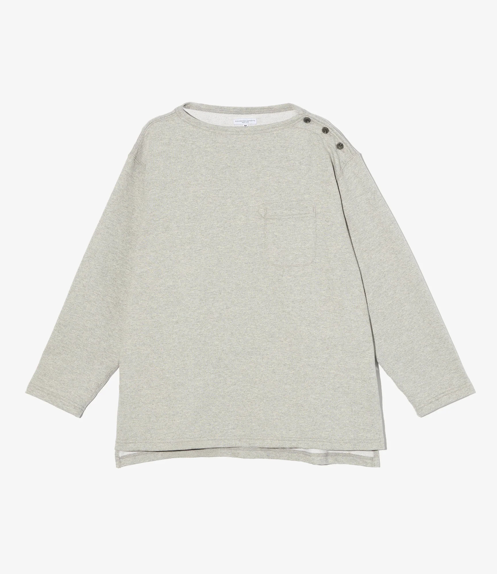 Basque Shirt - Heather Grey French Terry