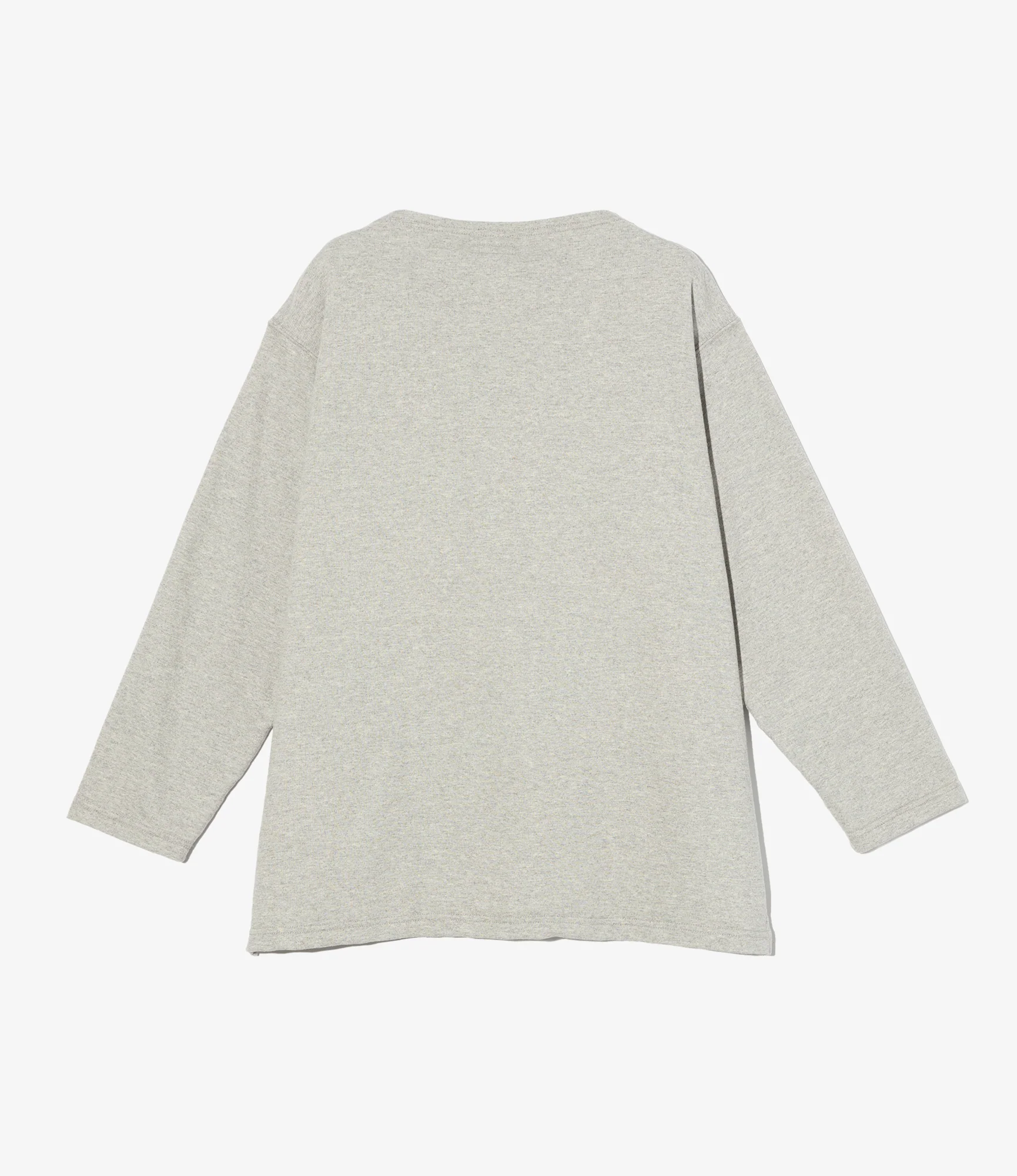 Basque Shirt - Heather Grey French Terry - Image 2