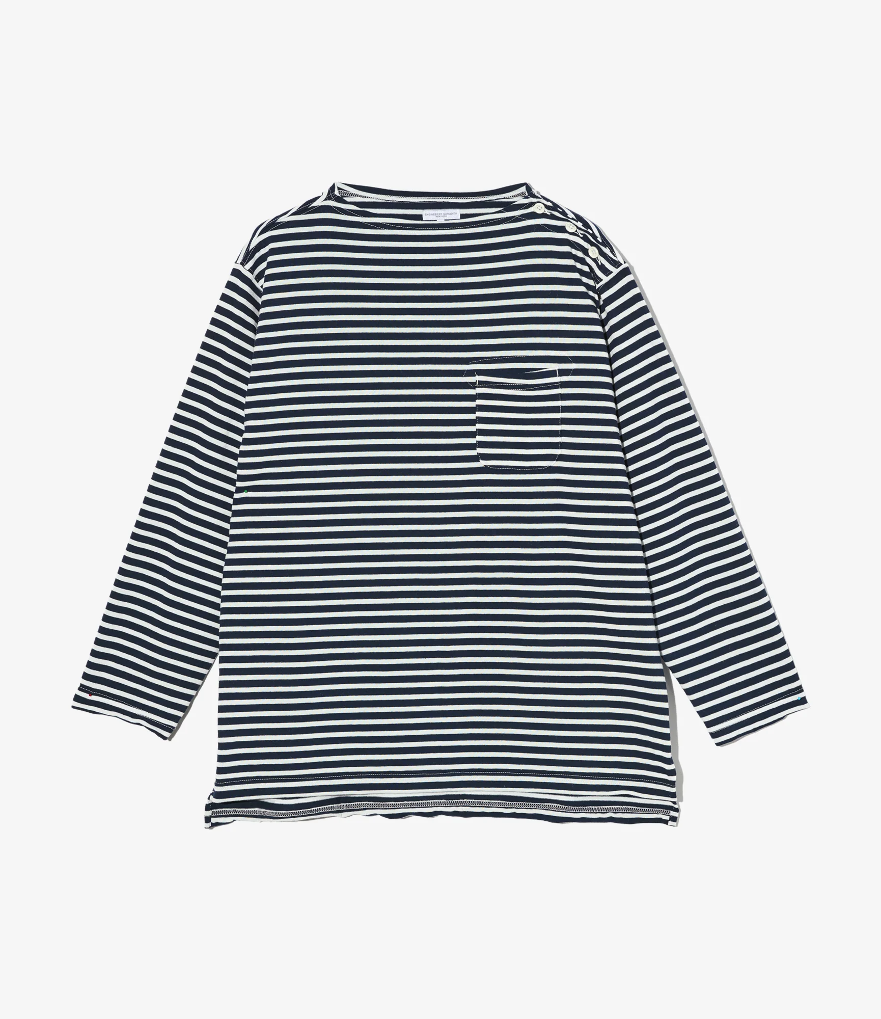 Basque Shirt - Navy/White PC Stripe Jersey