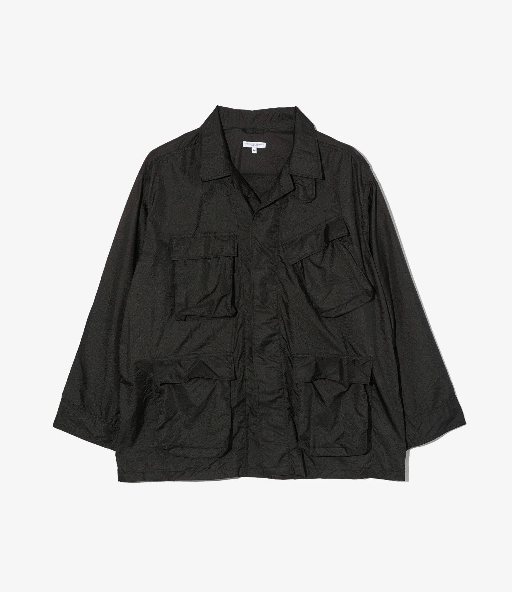 BDU Jacket - Black Nylon Micro Ripstop