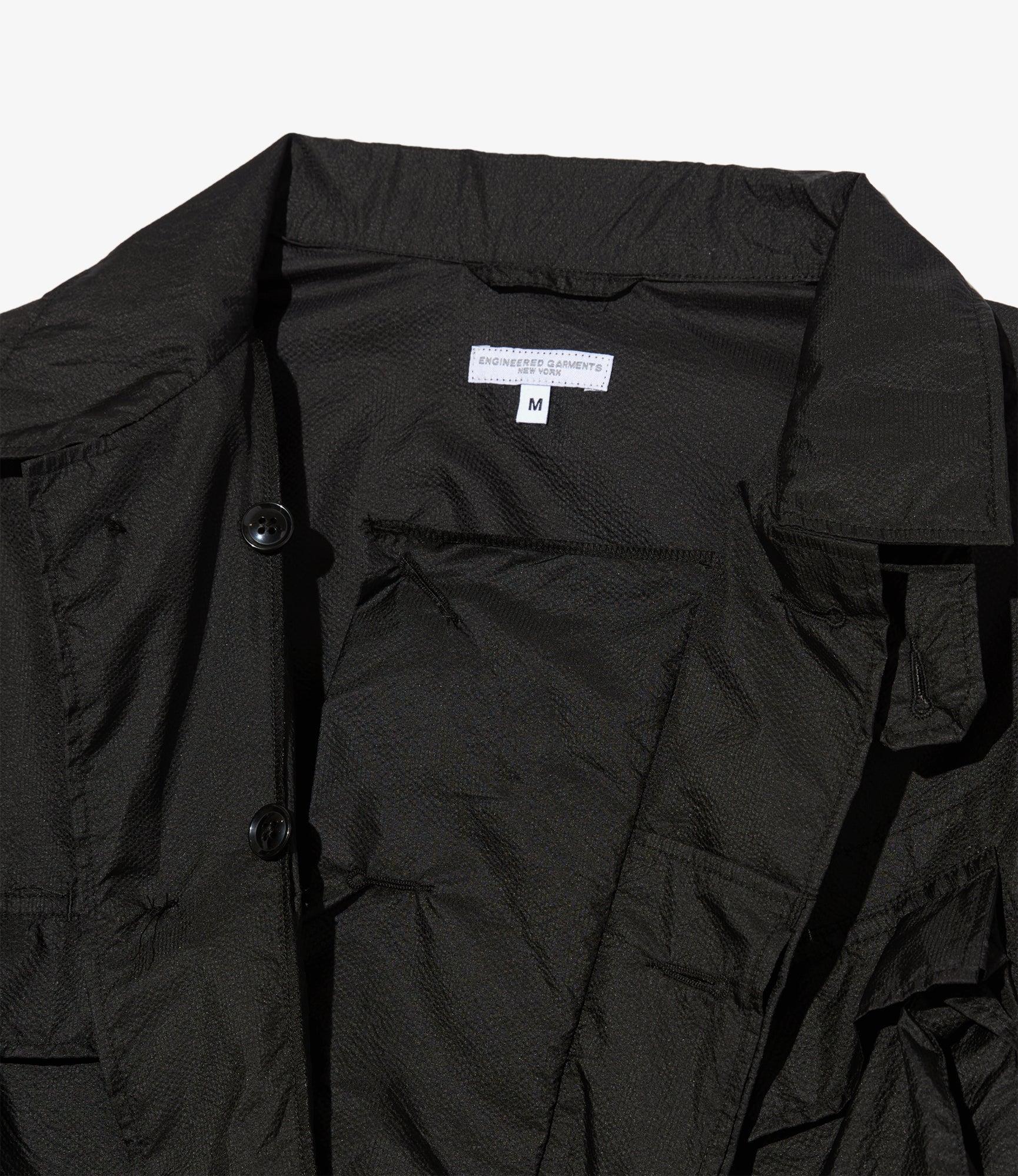 BDU Jacket - Black Nylon Micro Ripstop - Image 4