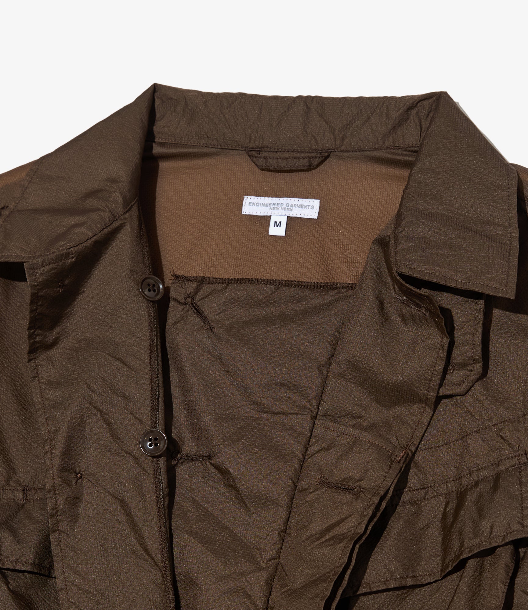 BDU Jacket - Brown Nylon Micro Ripstop - Image 4