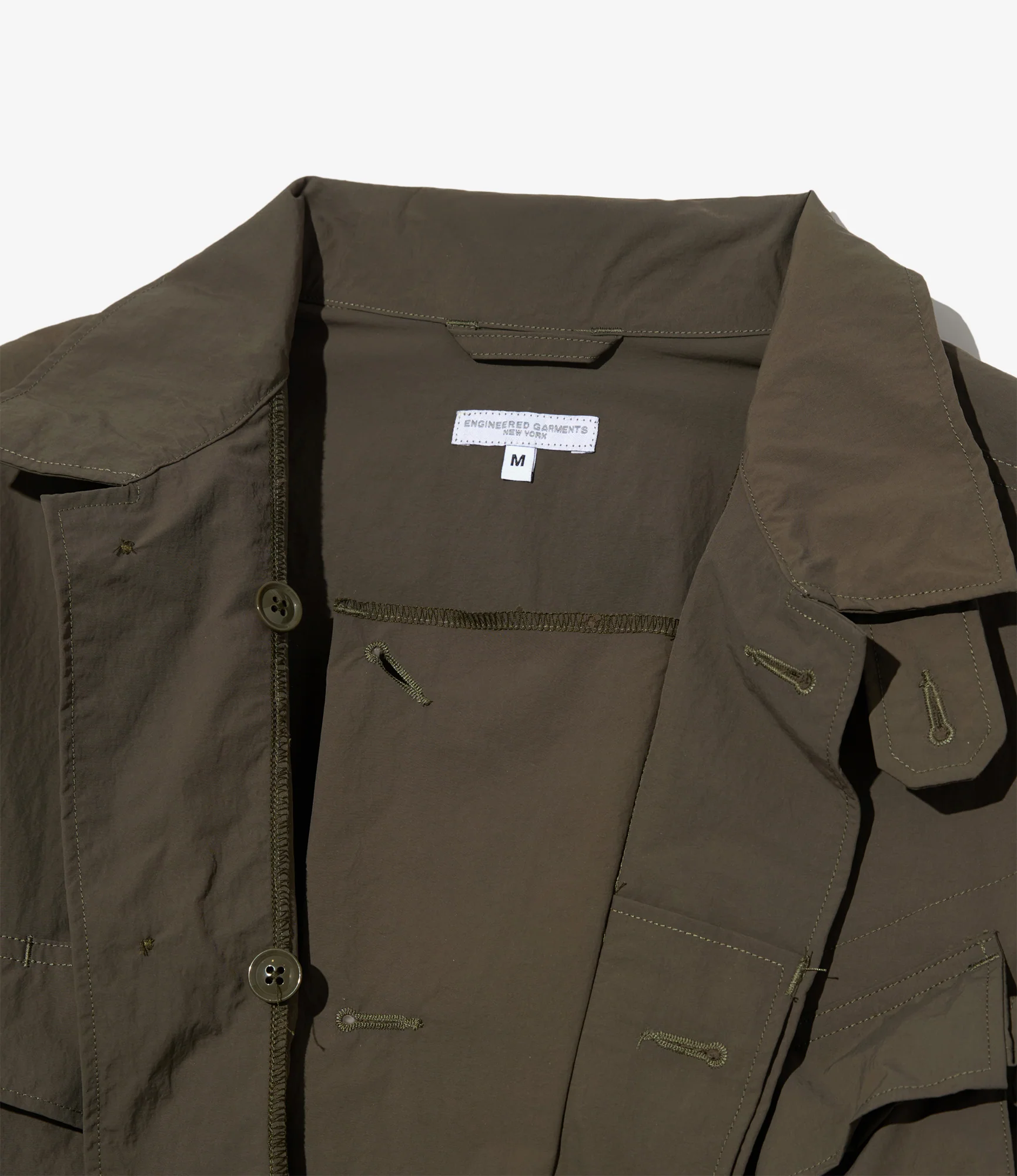 BDU Jacket - Olive Polyester Taslan - Image 4