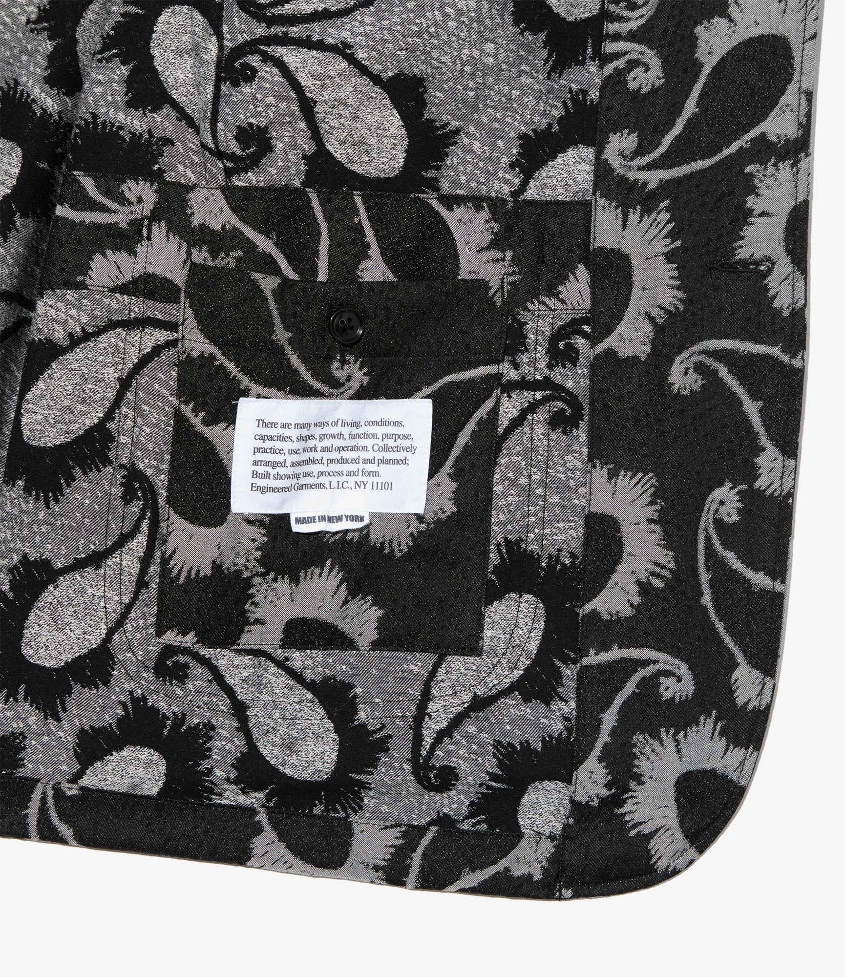 Bedford Jacket - Black/Grey CP Paisley Jq. - Image 4