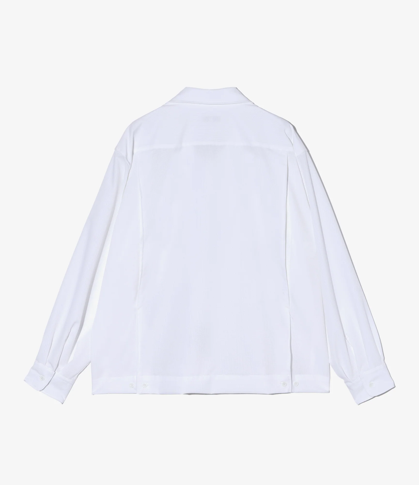 Bowling Shirt - White Polyester Mesh - Image 2