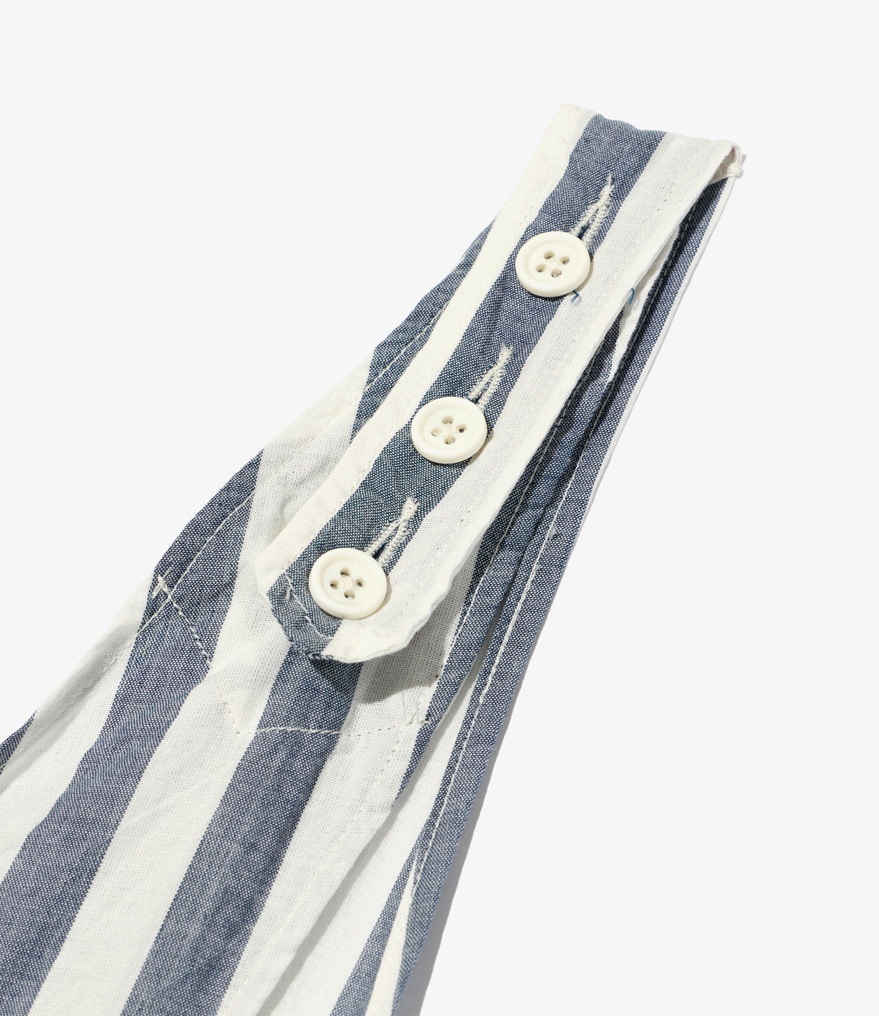 Butchers Apron - Blue/White Stripe Cotton Chambray - Image 4