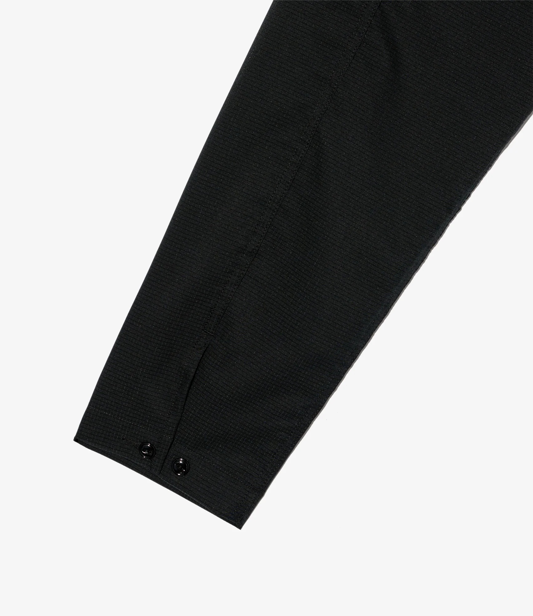 Cagoule Shirt - Black Polyester Mesh - Image 5