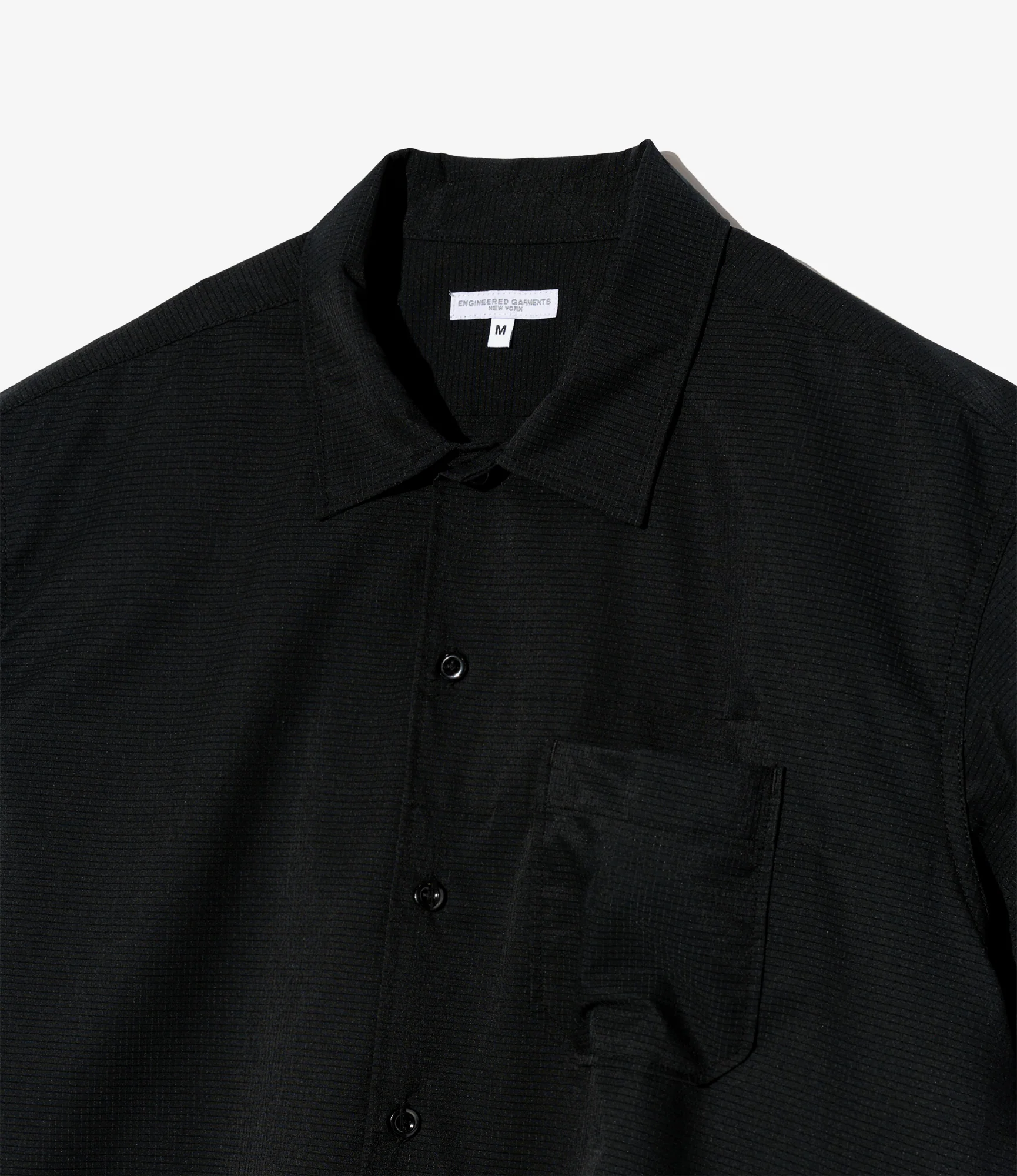 Camp Shirt - Black Polyester Mesh - Image 3
