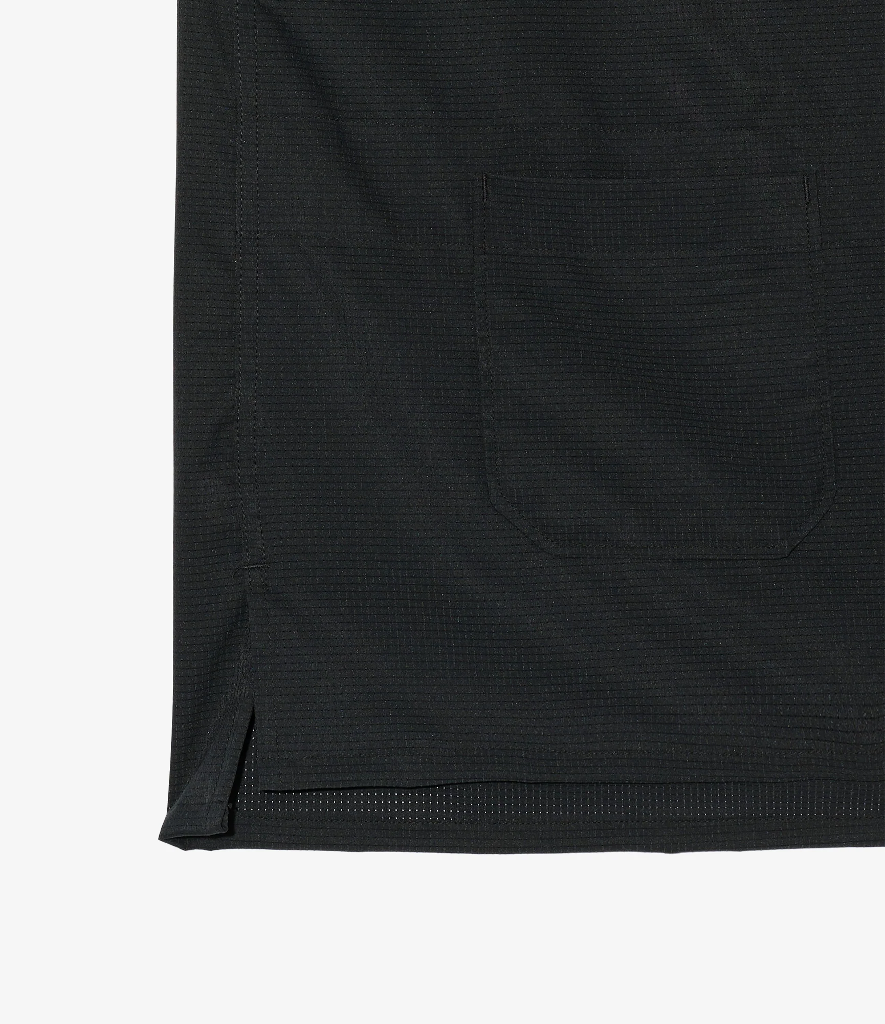 Camp Shirt - Black Polyester Mesh - Image 4