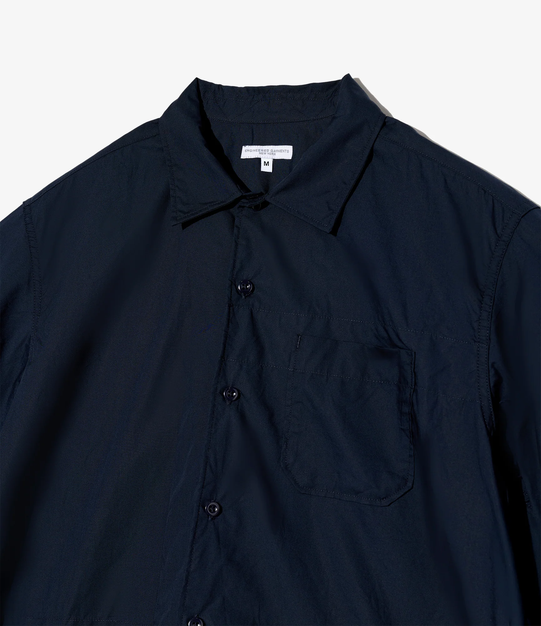Camp Shirt - Dk. Navy Cotton Broadcloth - Image 3
