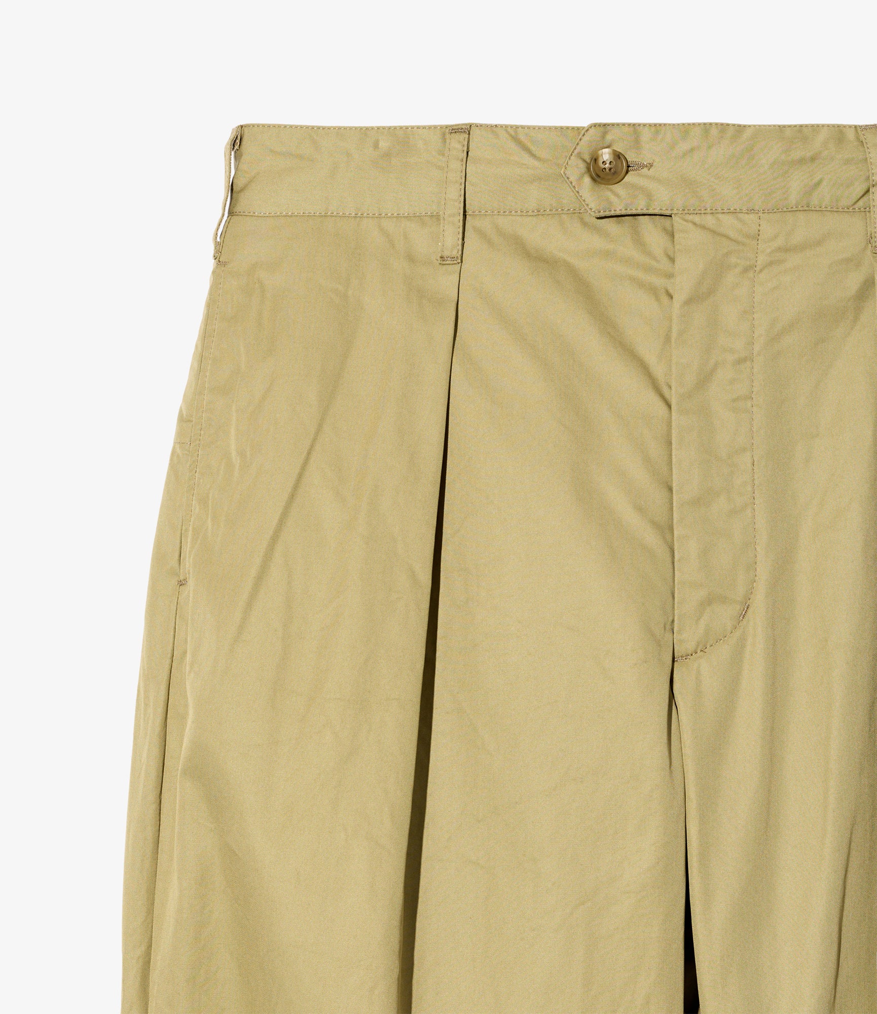 Carlyle Pant - Khaki Cotton French Twill - Image 3